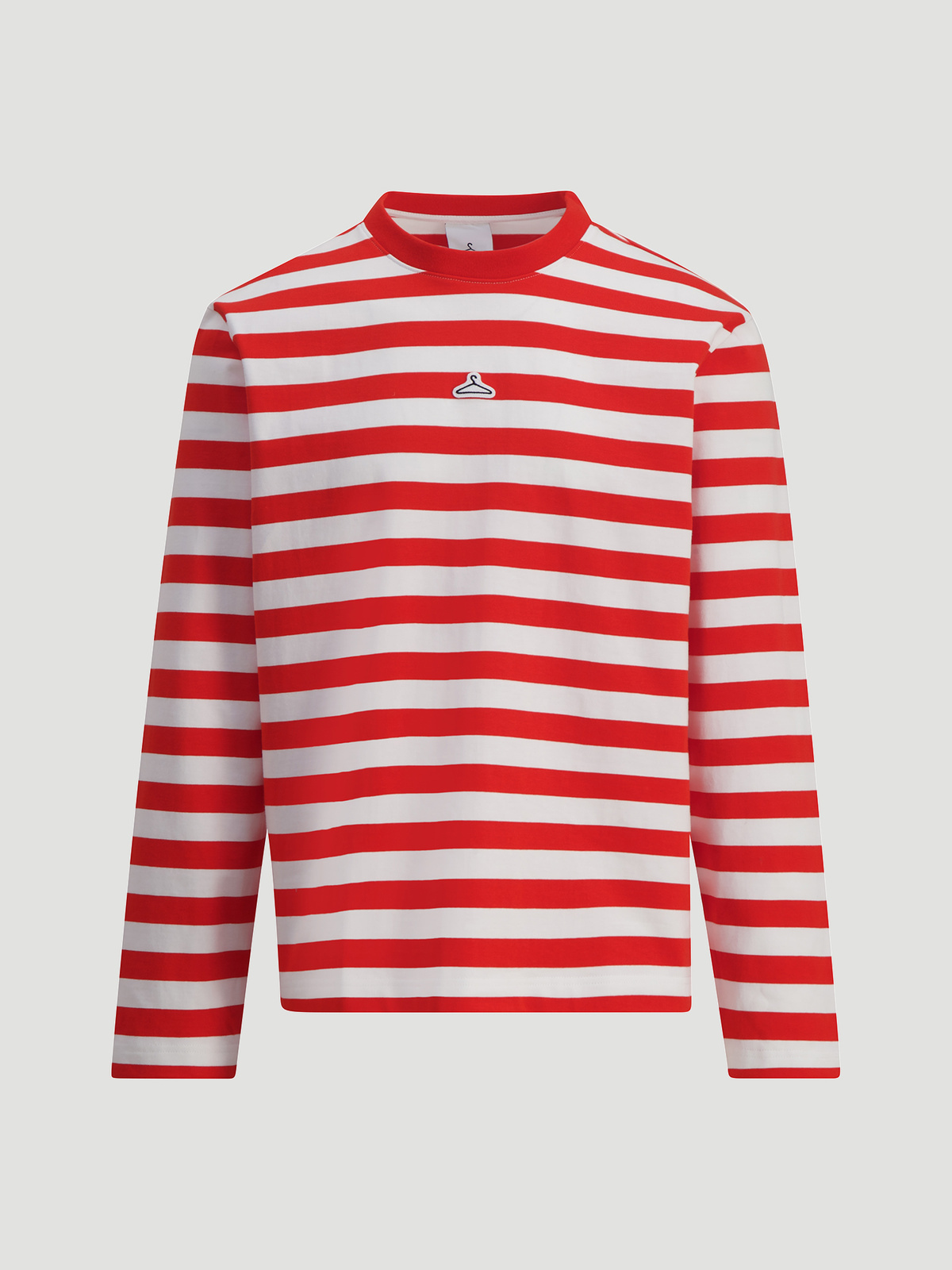 W. Hanger Striped Longsleeve Red White 5