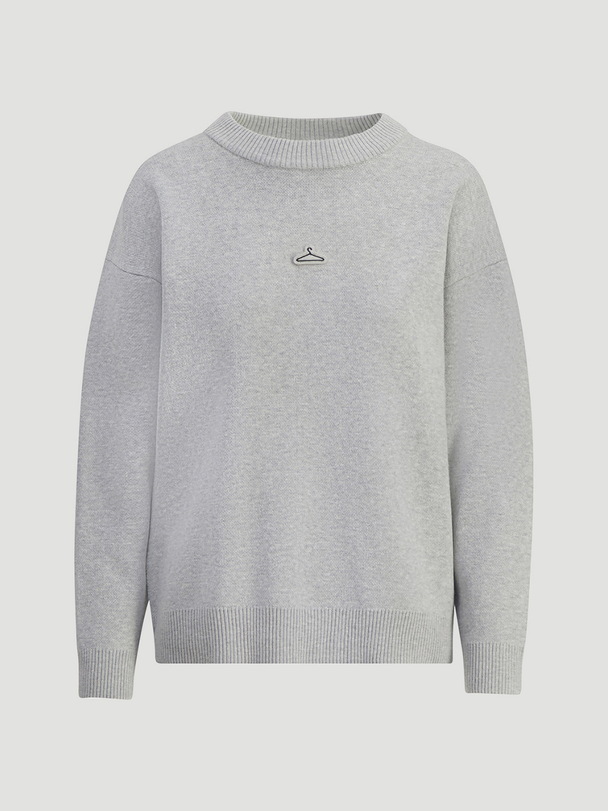 W. Hanger Knit Crew Grey 4