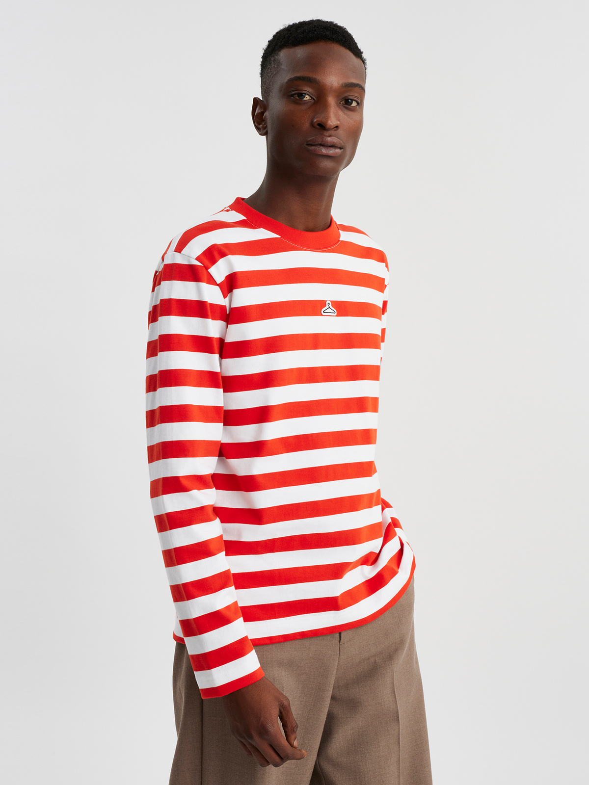 M. Hanger Striped Longsleeve Red White 4