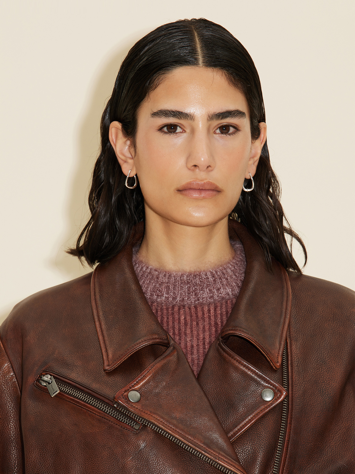 Joana Biker Jacket Dk. Brown 2