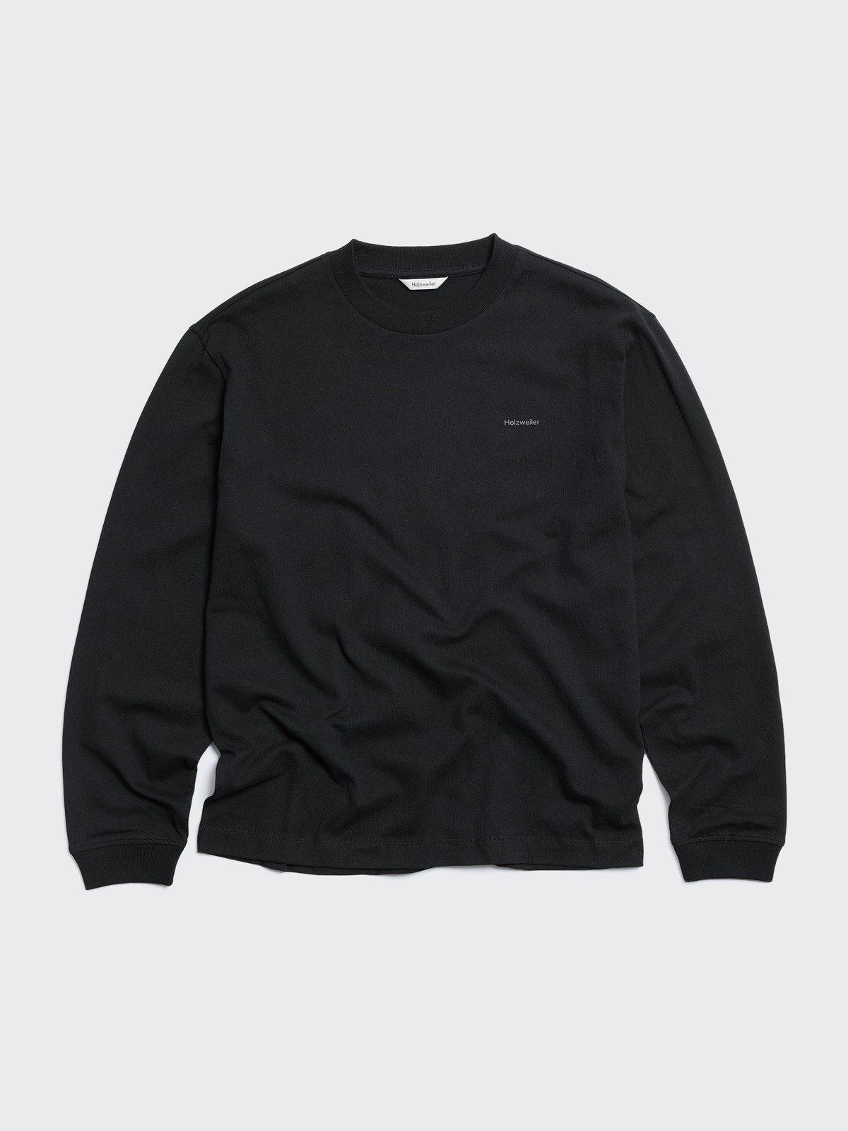 Relaxed Long Sleeve - Black - Holzweiler
