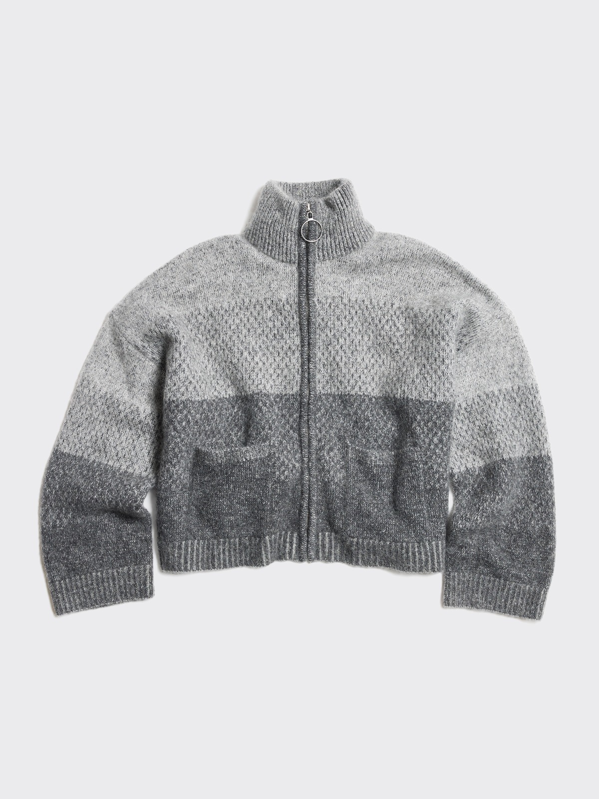 Tine Regular Fit Cardigan - Dk. Grey Mix - Holzweiler