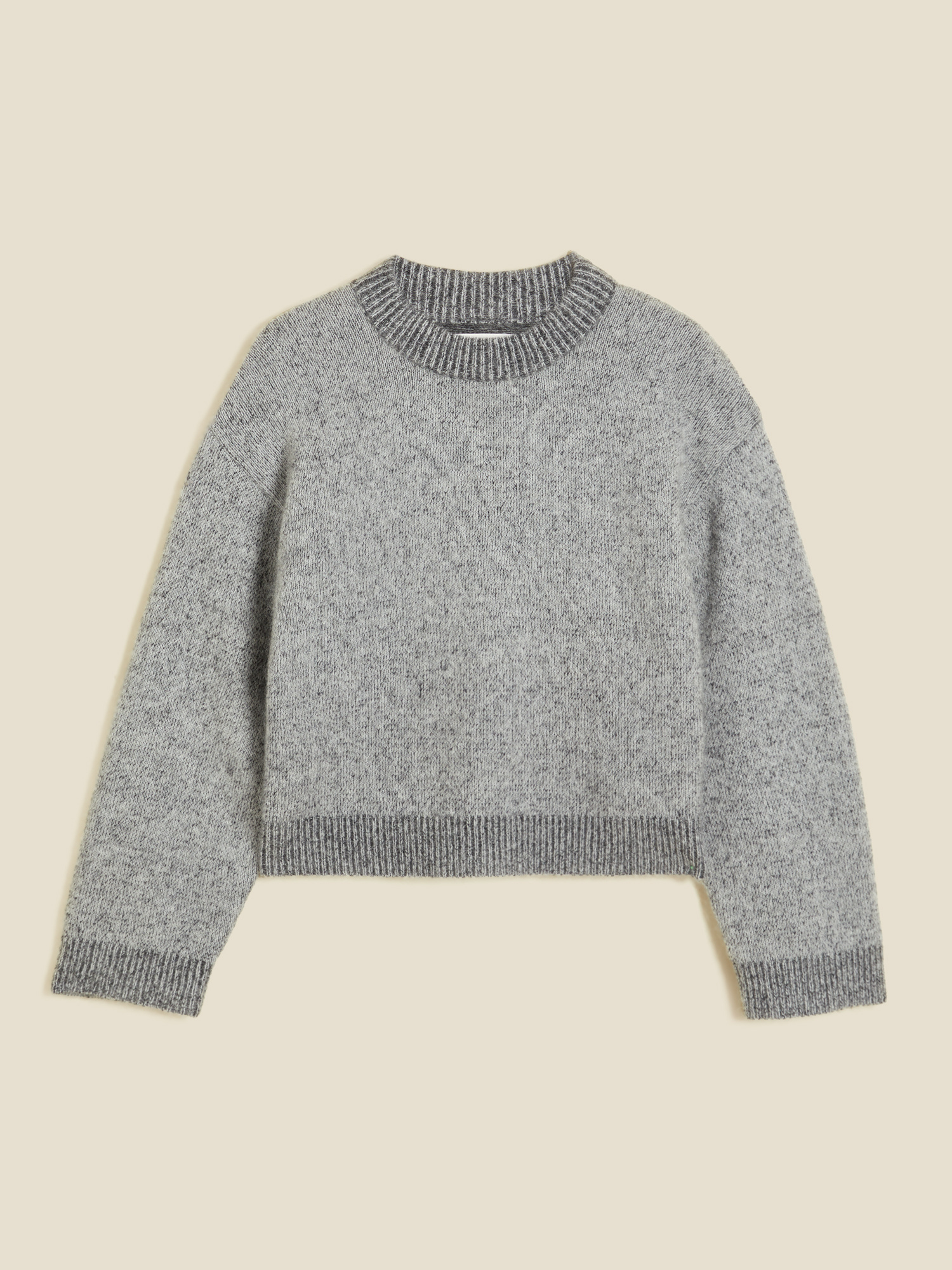Tine Knit Sweater - Dk. Grey Mix - Holzweiler