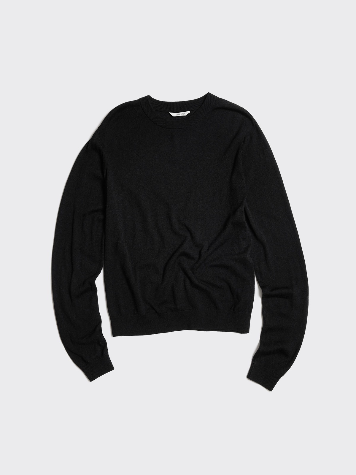 Merino Sweater - Black - Holzweiler
