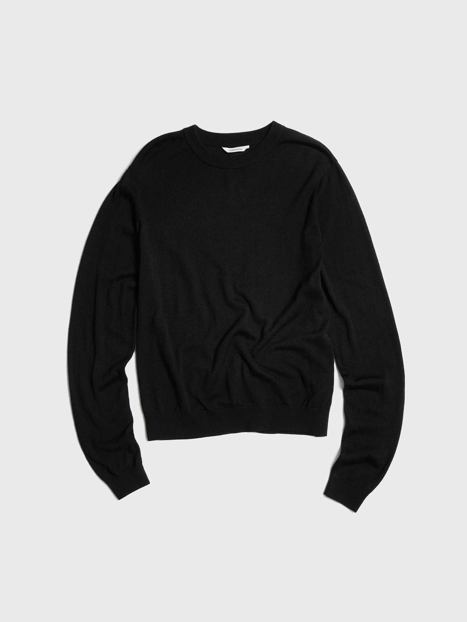 Merino Sweater - Black - Holzweiler