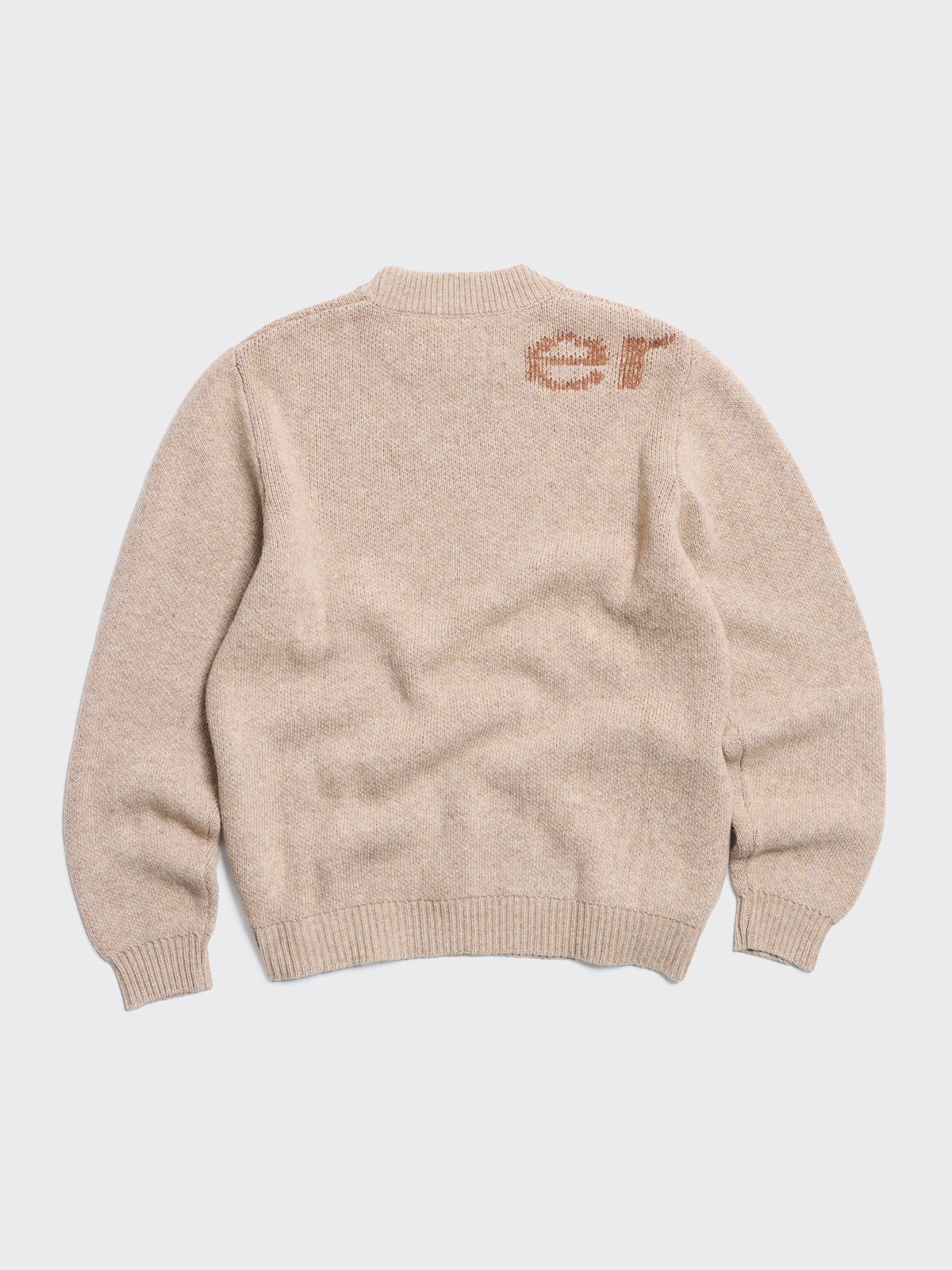 HAZA LOGO WOOL CARDIGAN