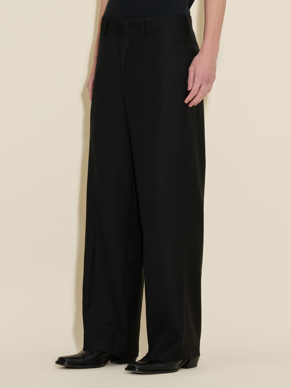 【送料&関税込】ChloAC ChloA¨ Trousers Lopa Suit Trousers - Black - Holzweiler