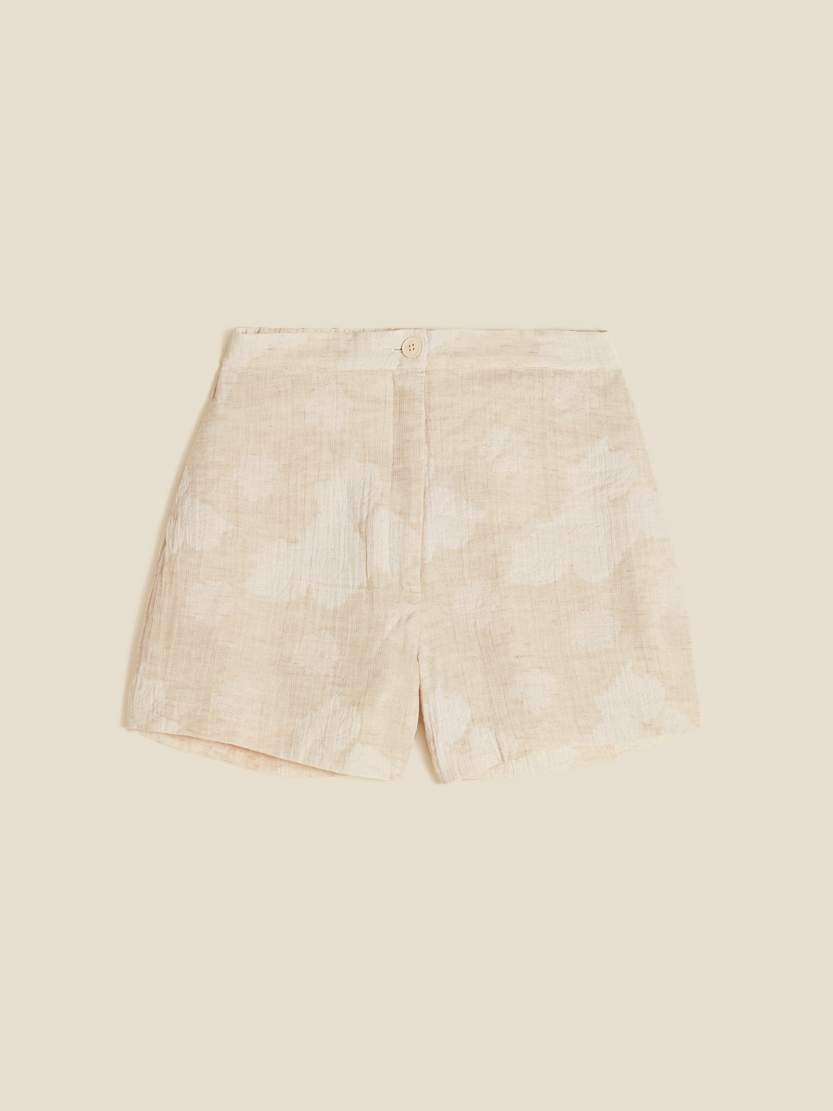 Fusan Jacquard Shorts Ecru Mix 5