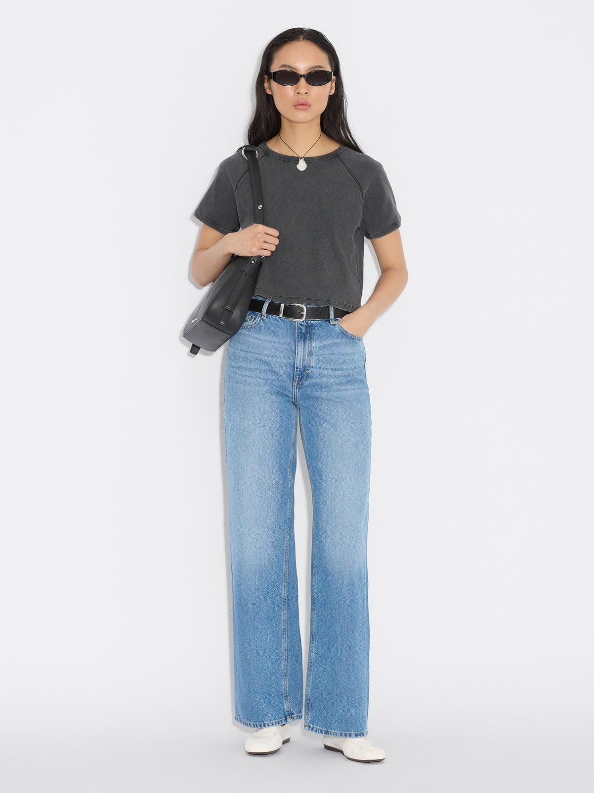 Wide-Leg Jeans - Lt. Blue - Holzweiler