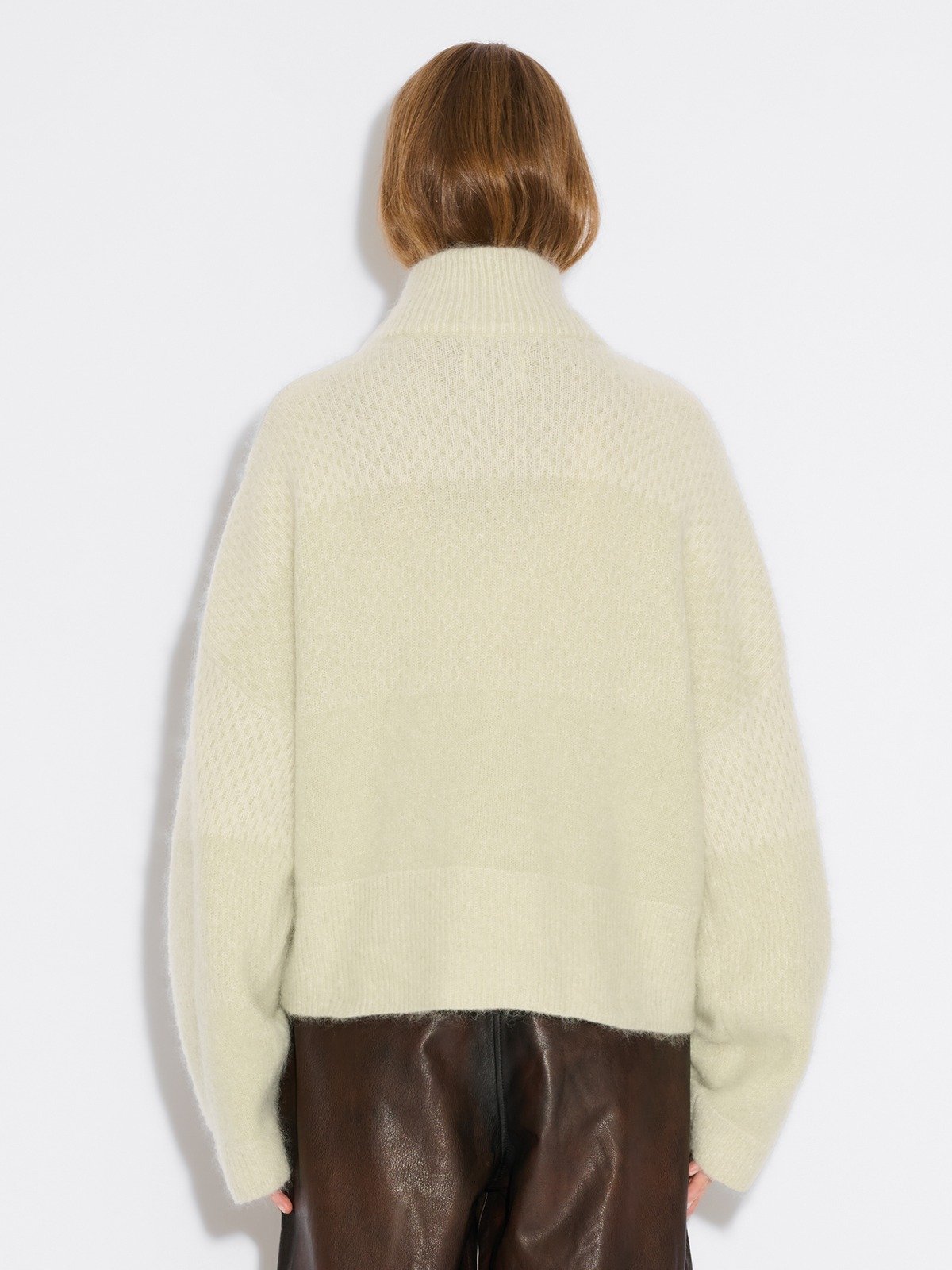 Tine Half Zip - Lt. Green mix - Holzweiler