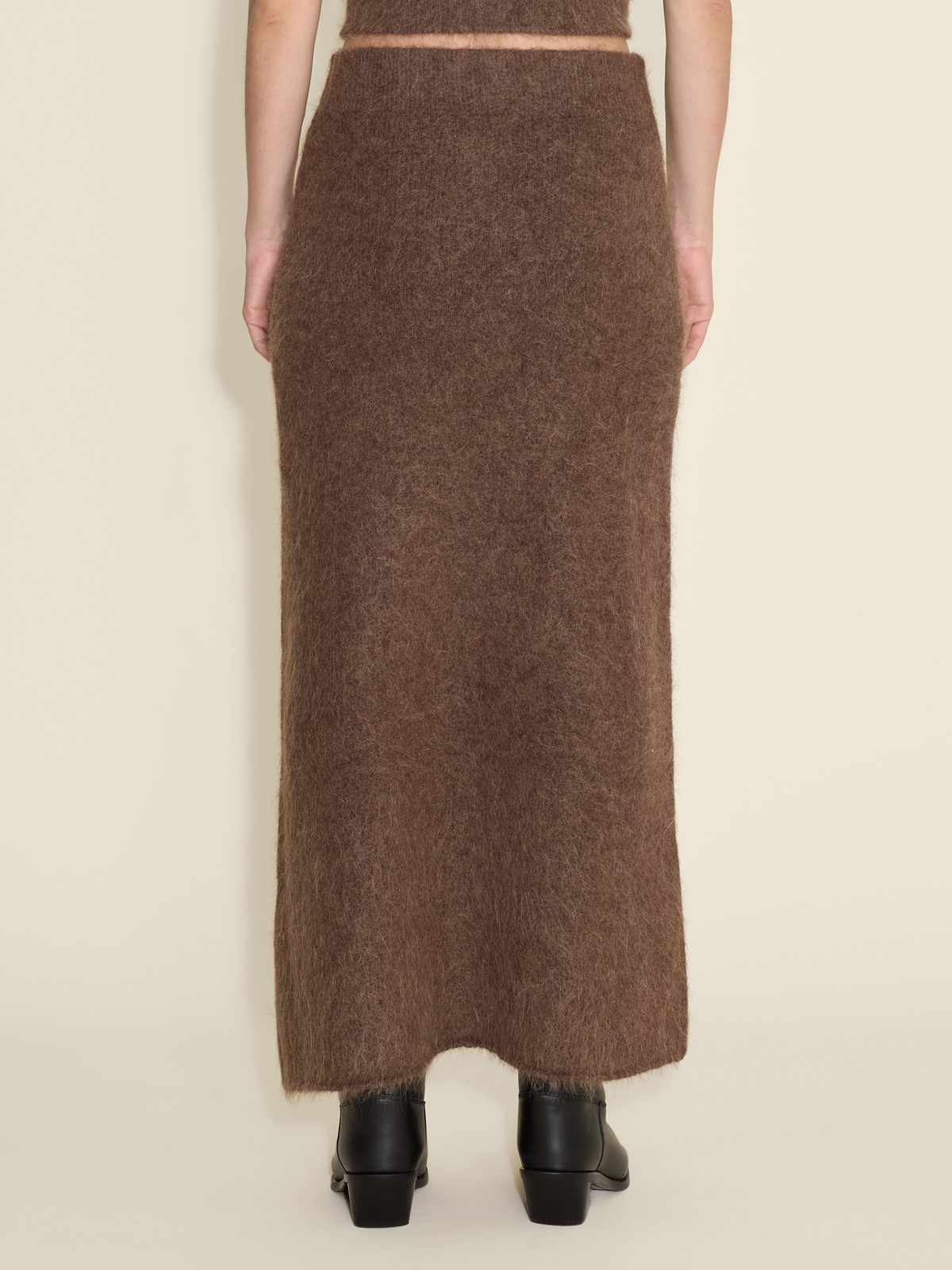 Fure Fluffy Skirt - Dk. Brown - Holzweiler