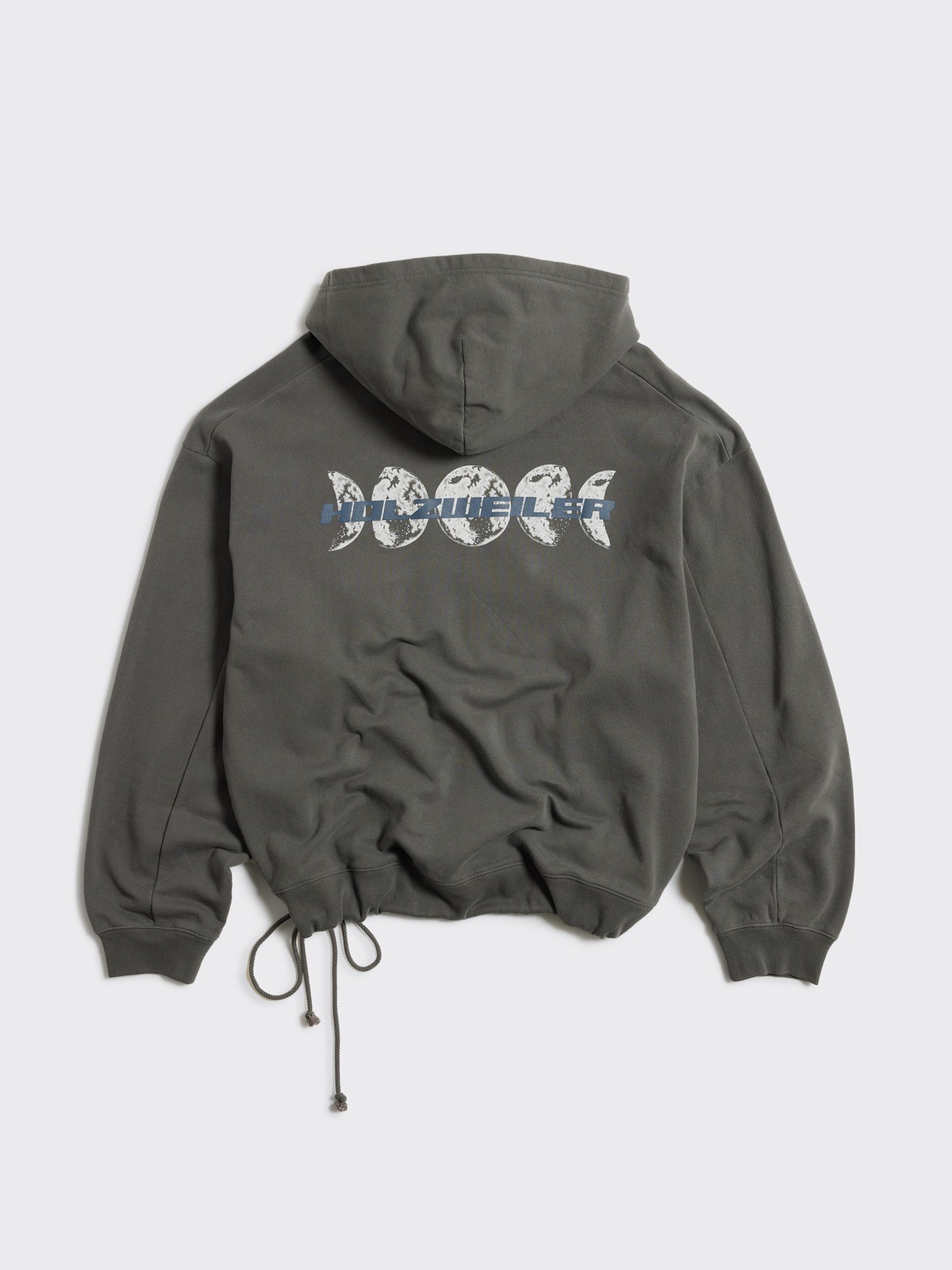 Omen Logo Zip Hoodie - Grey - Holzweiler