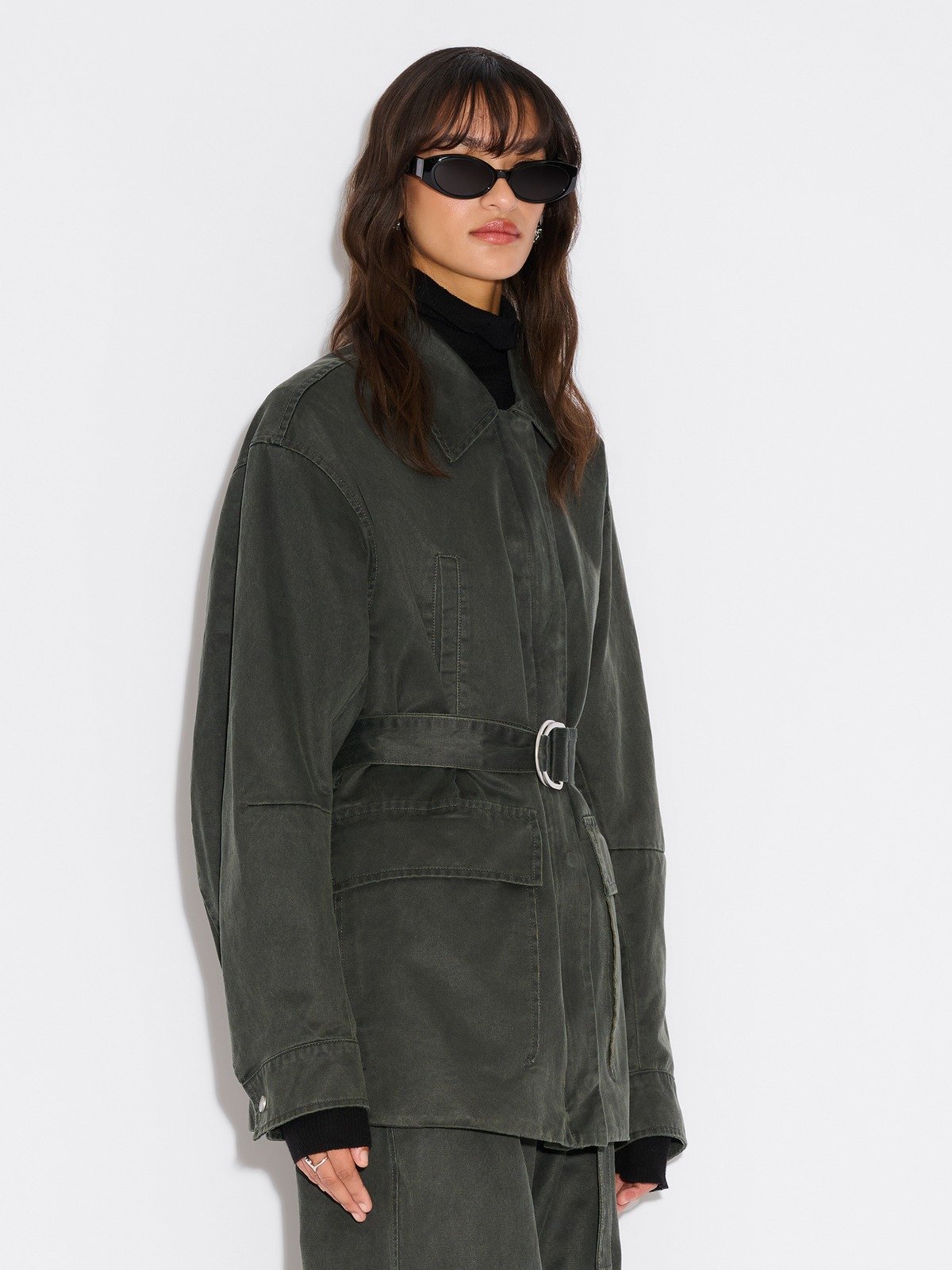 【関税込み】Holzweiler グリーン Pepha ジャケット Pepha Jacket - Dk. Green - Holzweiler