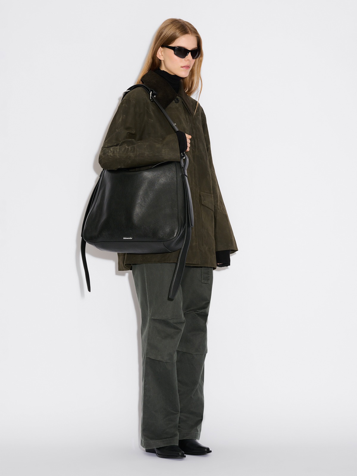 Bud Slouchy Leather Tote - Black - Holzweiler