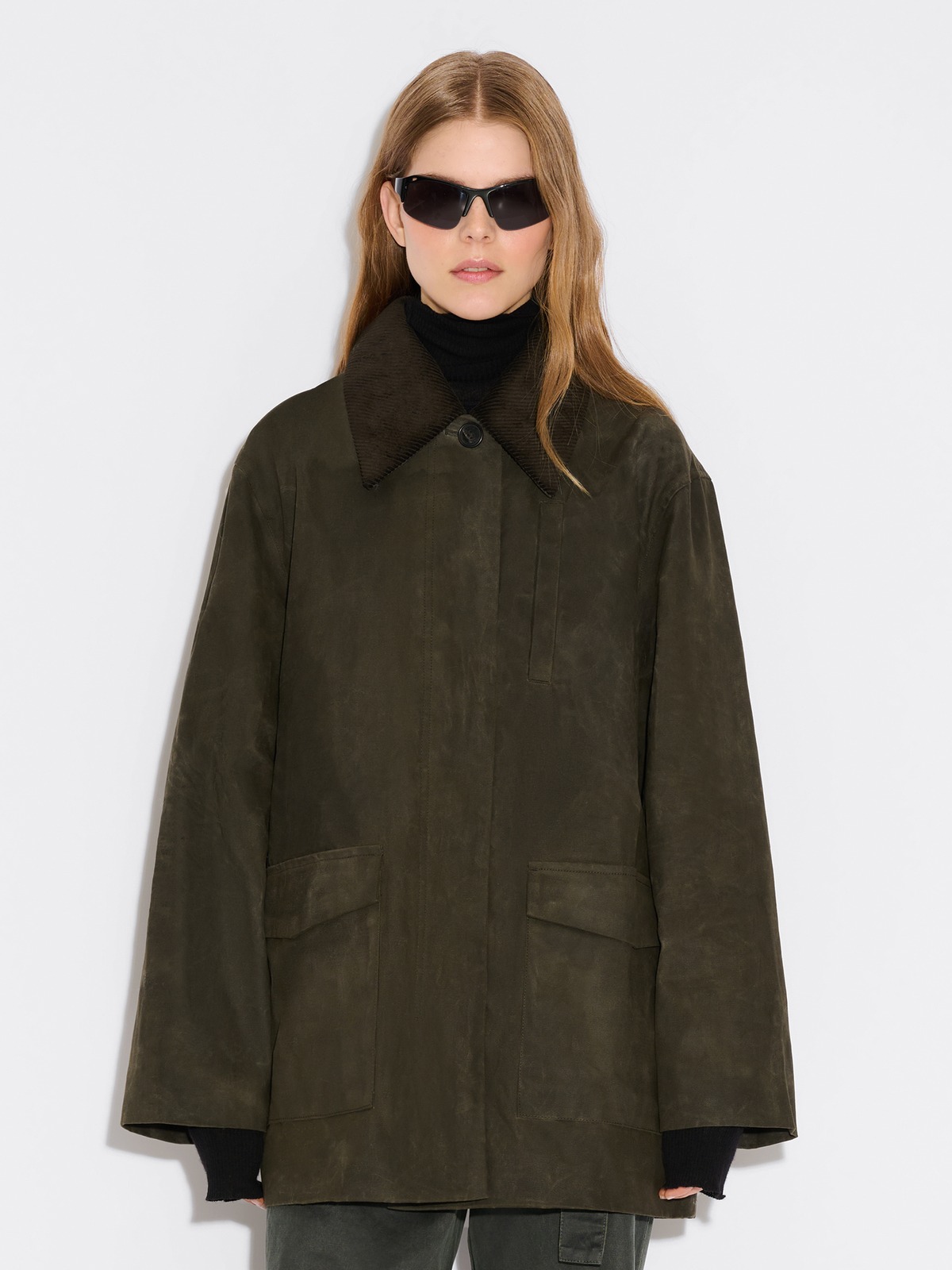 【関税込み】Holzweiler グリーン Dino ジャケット Dino Jacket - Dk. Green - Holzweiler