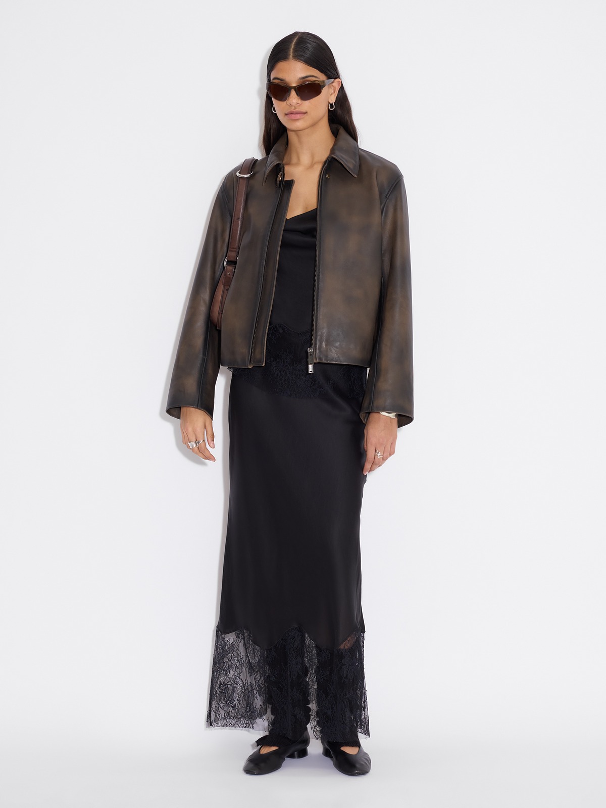 Leila Lace Skirt - Black - Holzweiler