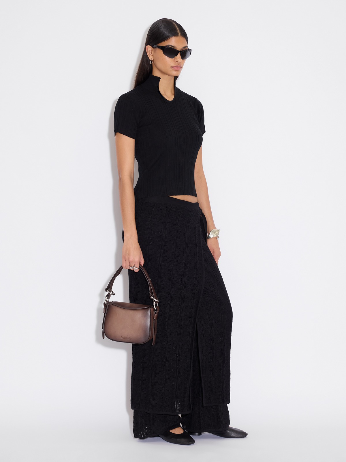 Bud Mini Leather Bag - Dk. Brown - Holzweiler