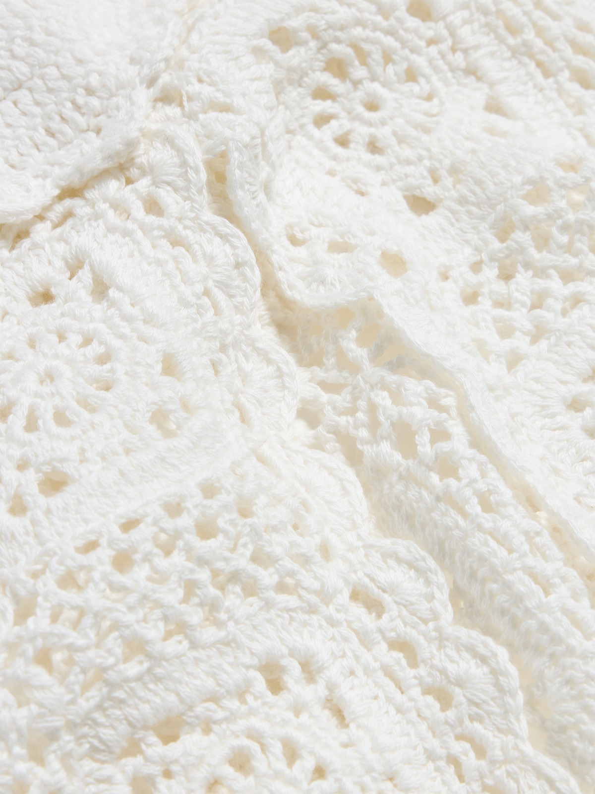 Rosie Crochet Skirt - White - Holzweiler