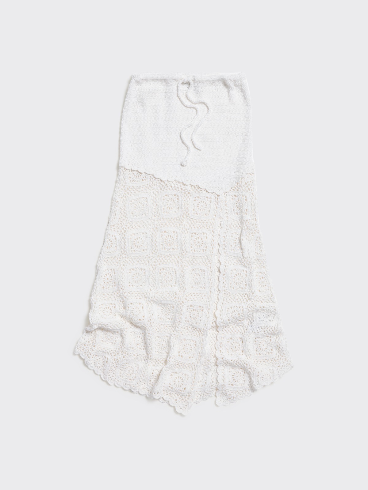 Rosie Crochet Skirt - White - Holzweiler