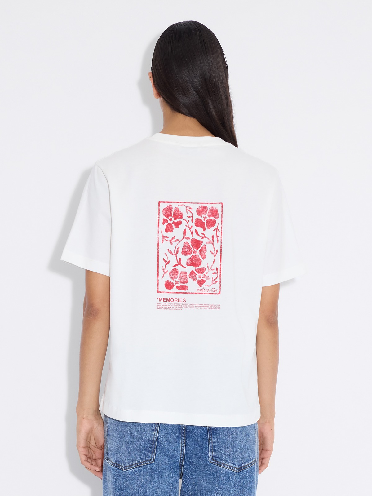 売れ筋商品|||ホルツワイラー Tシャツ レディース トップス KJERAG NATIONAL TEE - Print T-shirt - pink Kjerag National Tee - White - Holzweiler