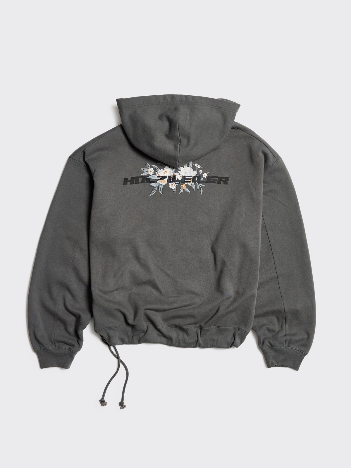 Omen Flora Zip Hoodie - Grey - Holzweiler