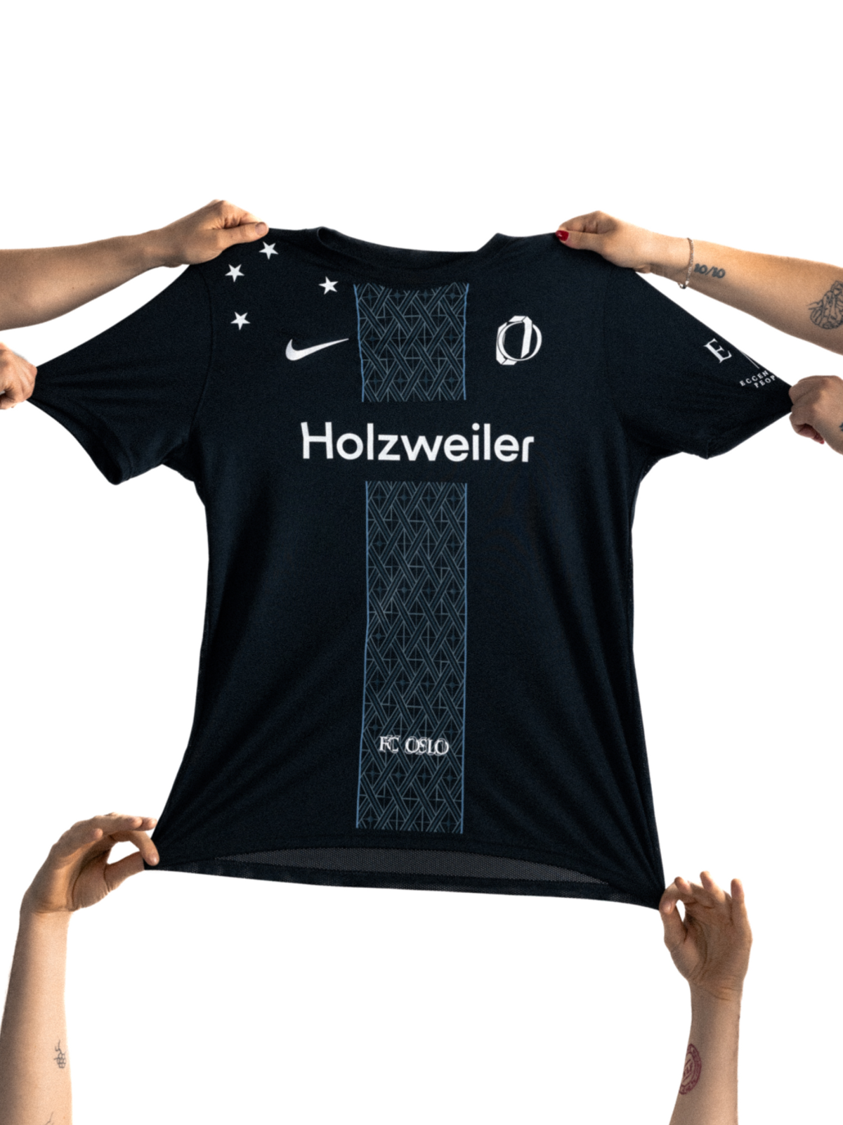 Adult FC Oslo Away Jersey - Black - Holzweiler