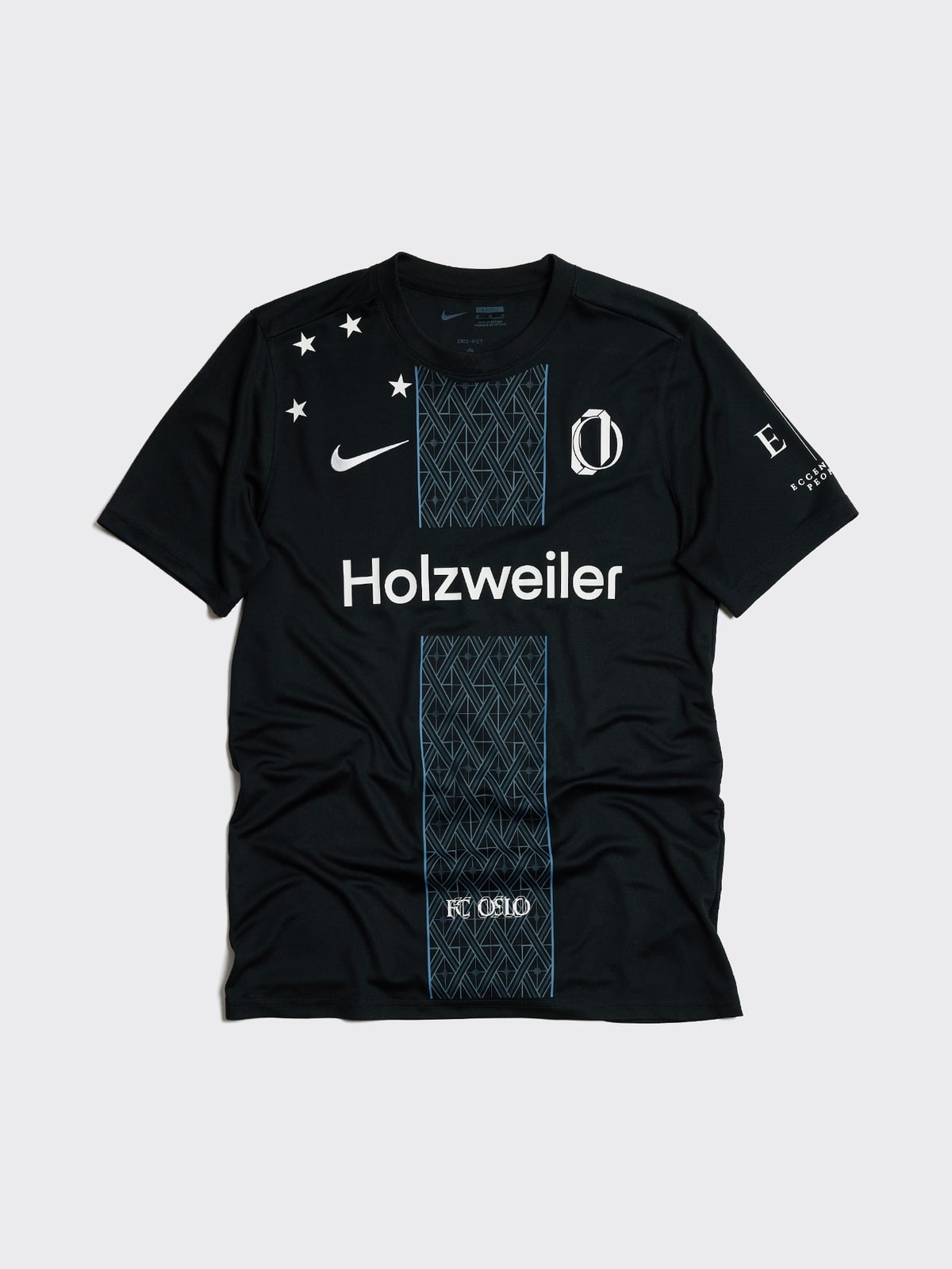 Adult FC Oslo Away Jersey - Black - Holzweiler