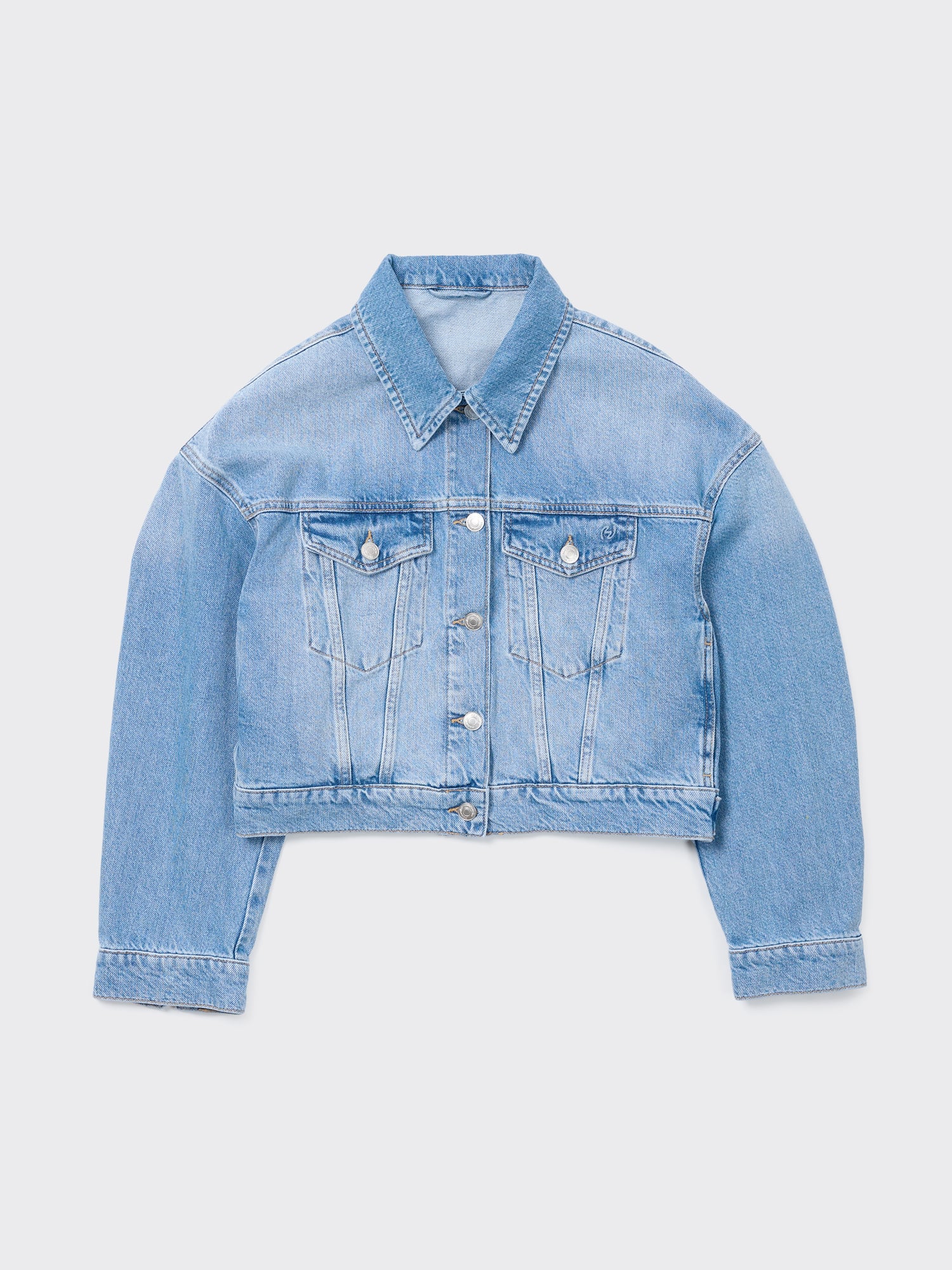 Cropped Denim Jacket - Lt. Blue - Holzweiler