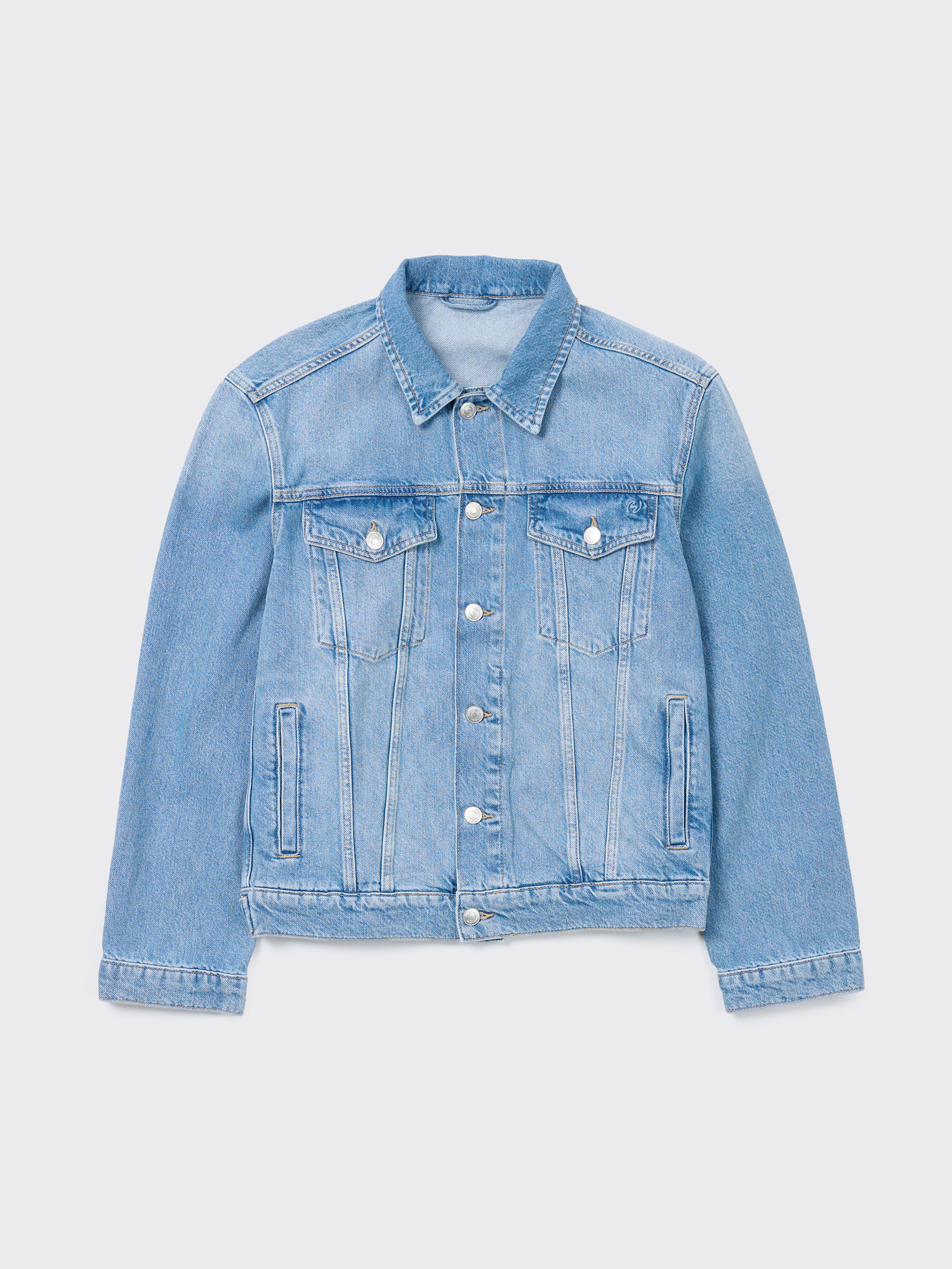 その他 AT DENIM JKT 161 44 BLUE Denim Jacket - Lt. Blue - Holzweiler