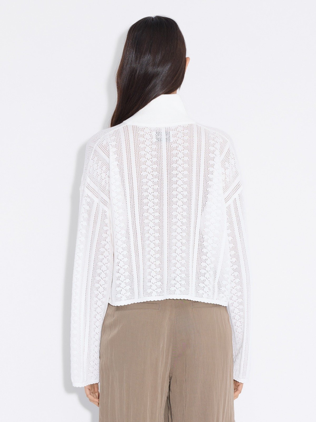 売れ筋商品|||ホルツワイラー ニット&セーター レディース アウター TINE CARDIGAN - Cardigan - ecru Tine Crochet Cardigan - Ecru - Holzweiler