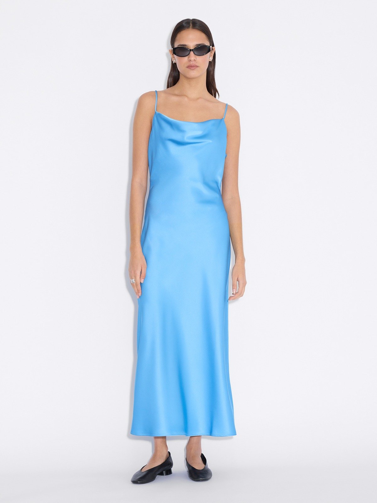 【関税込み】Holzweiler ブルー Eila ミニワンピース Eila Dress - Blue - Holzweiler