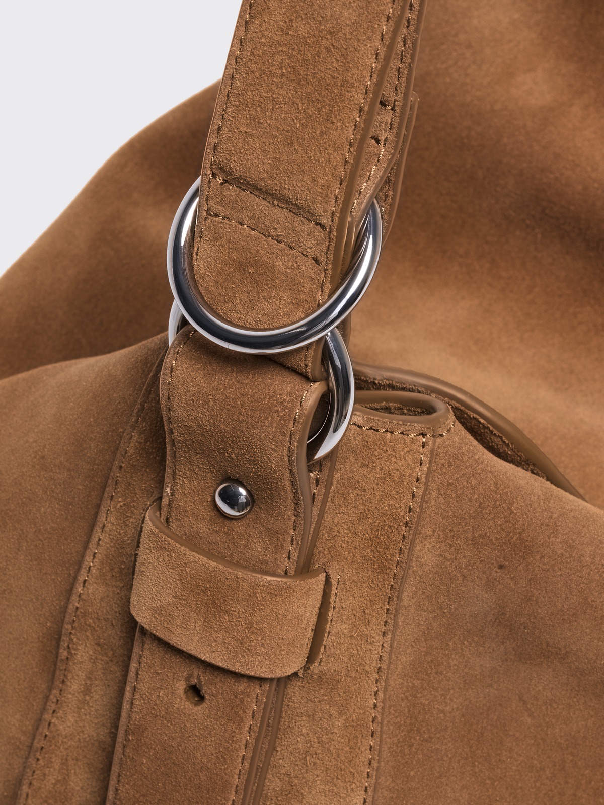Bud Slouchy Suede Tote Bag - Camel - Holzweiler