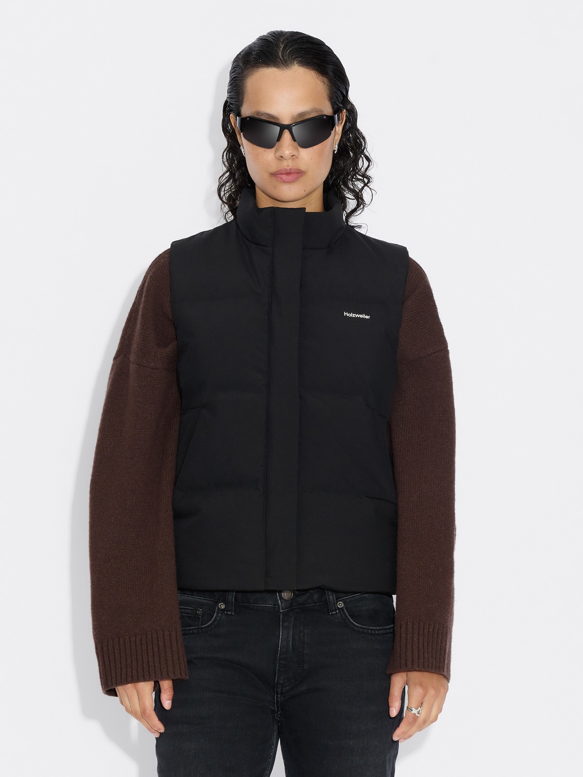 Diff Lt Down Vest - Black - Holzweiler