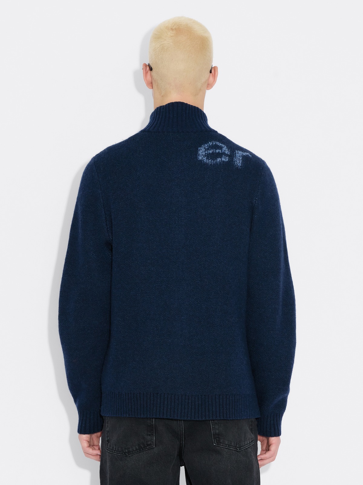 Haza Logo Crewneck Sweater - Blue mix - Holzweiler