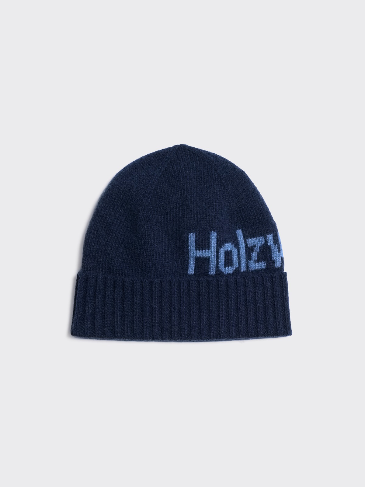Haza Logo Wool Beanie - Blue mix - Holzweiler