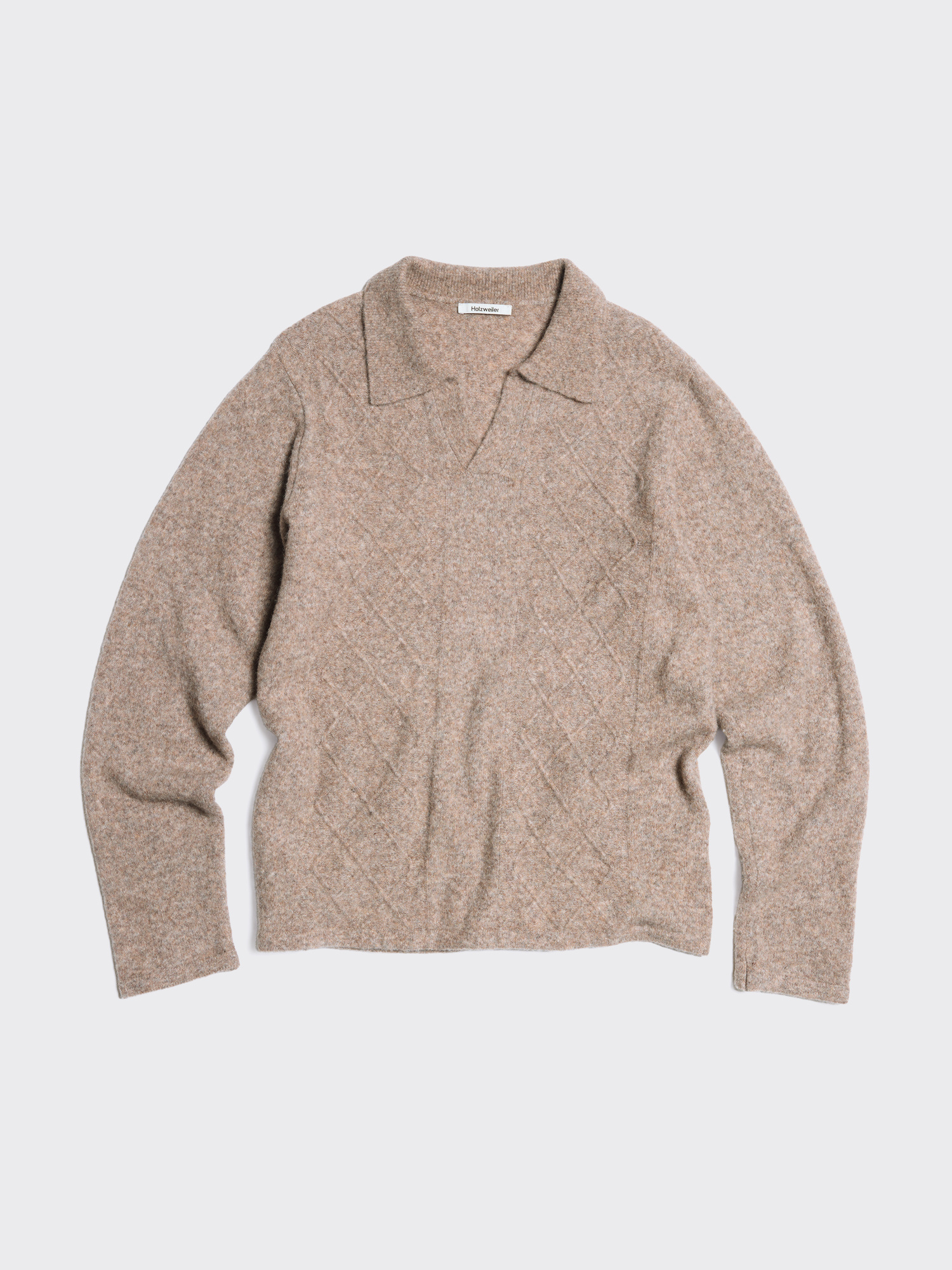 Argyle Shirt - Taupe - Holzweiler