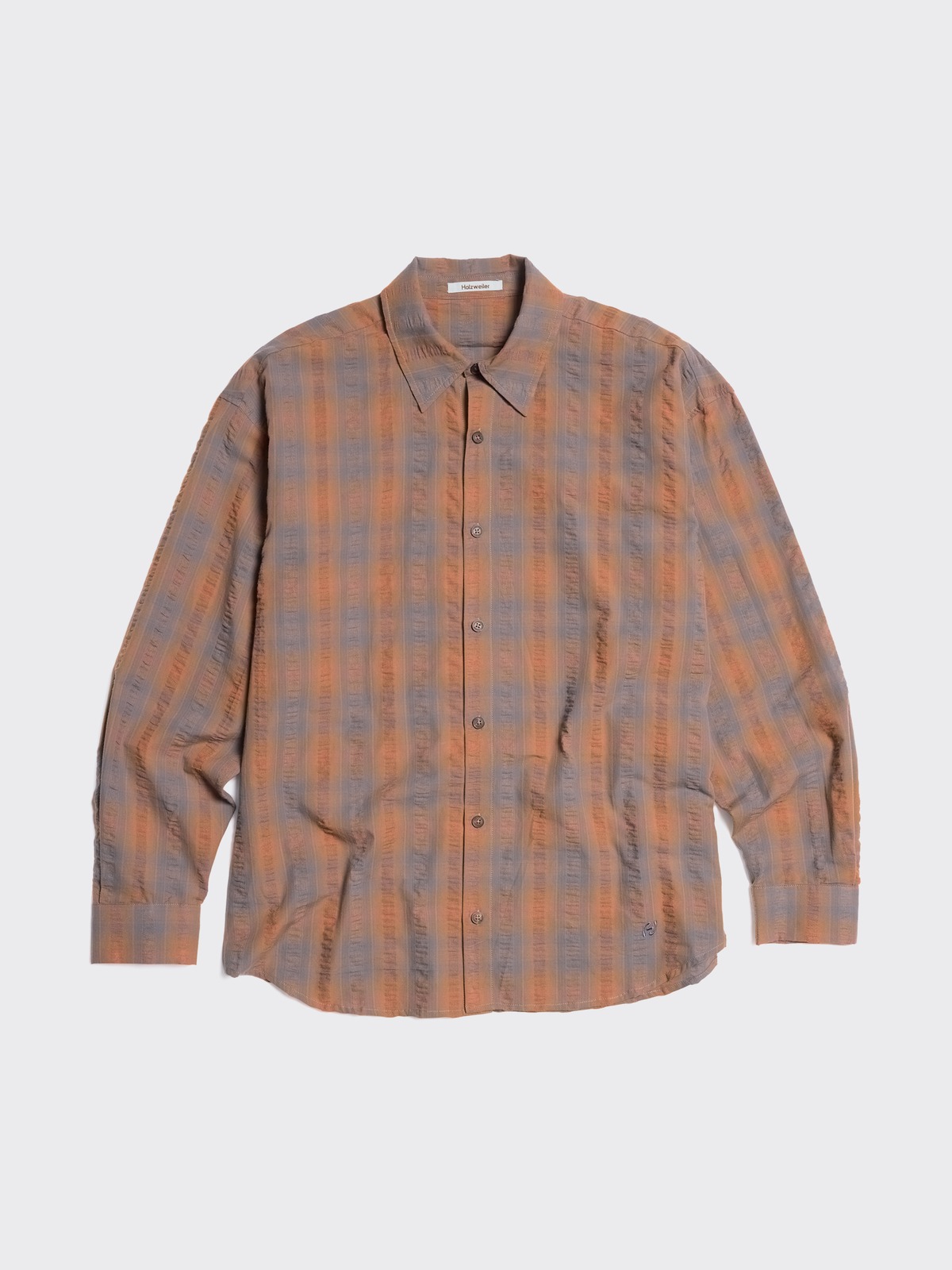 Elja Check Shirt - Orange Check - Holzweiler