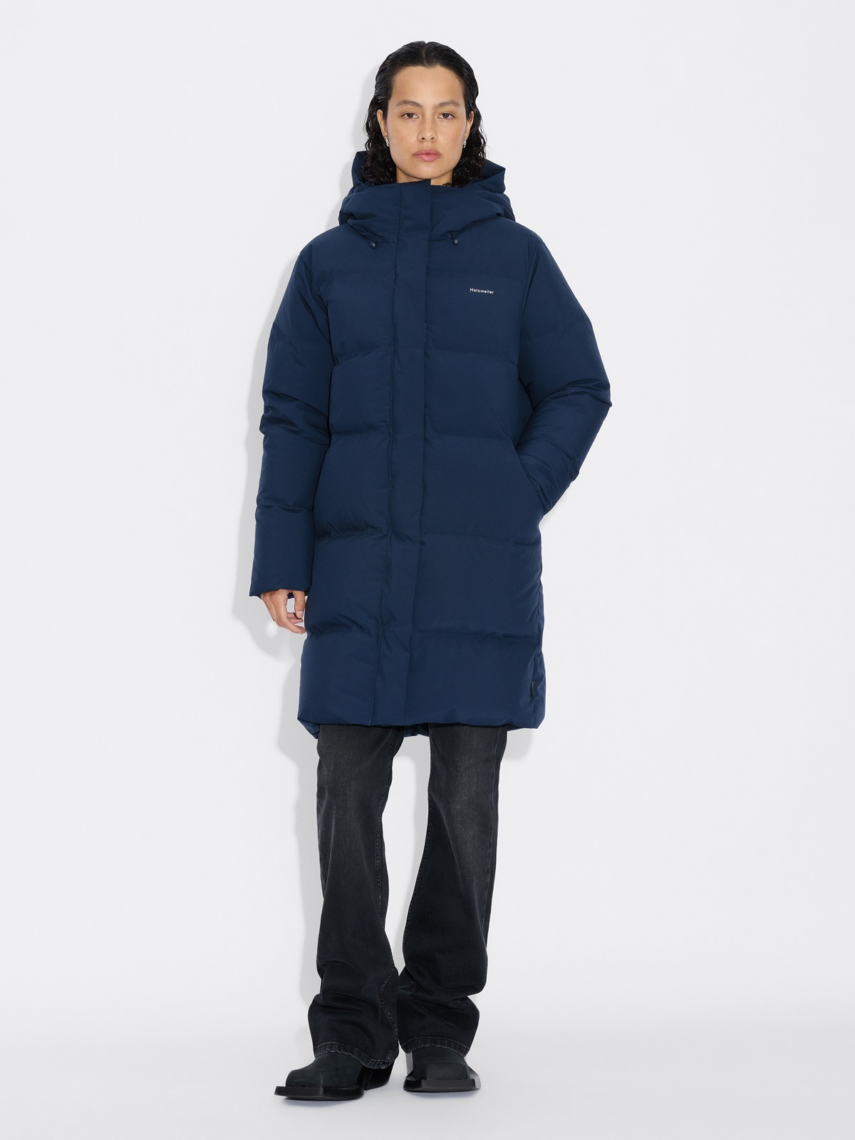 Loen Down Jacket - Dk. Navy - Holzweiler