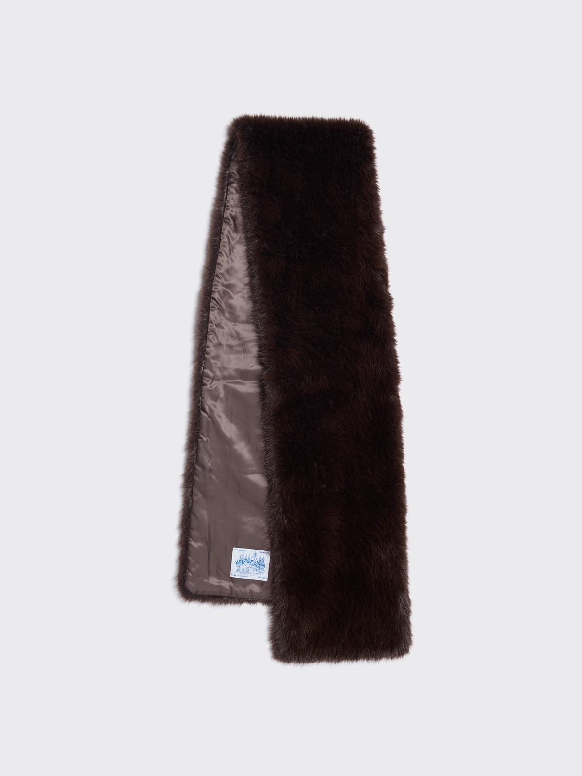 Furry Scarf - Dk. Brown - Holzweiler