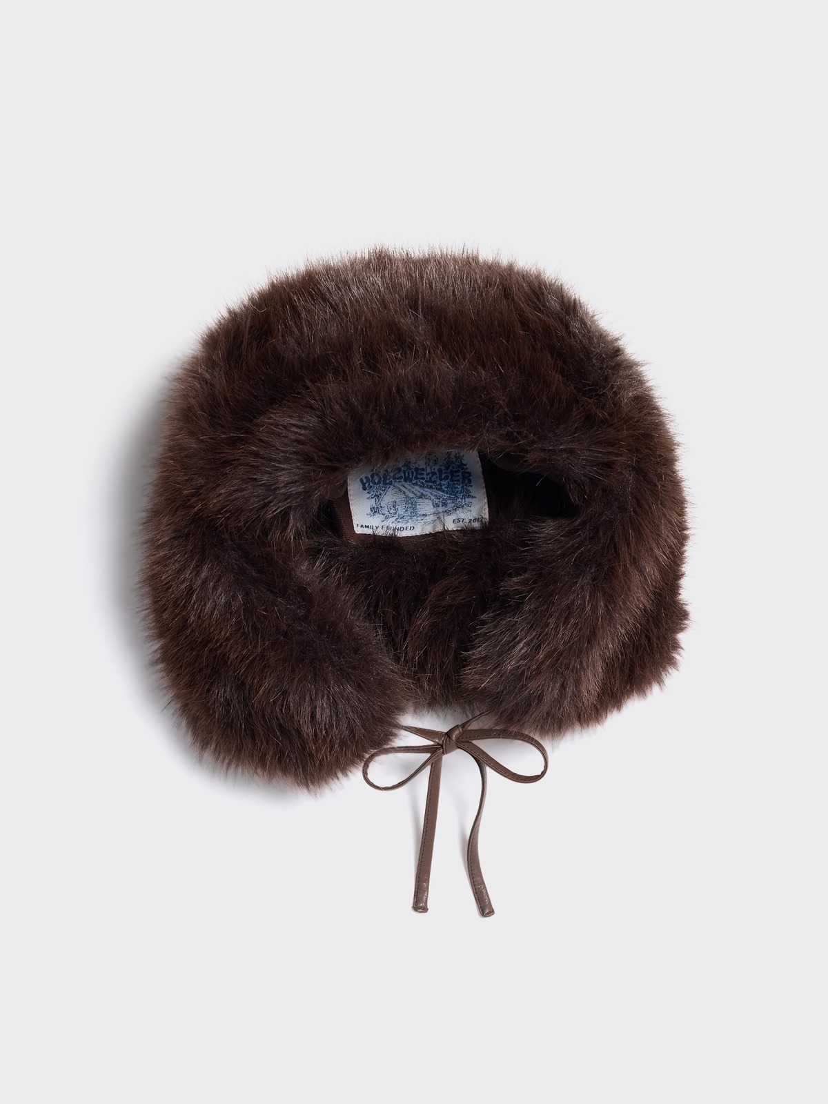 Faux Fur Trapper Hat - Dk. Brown - Holzweiler