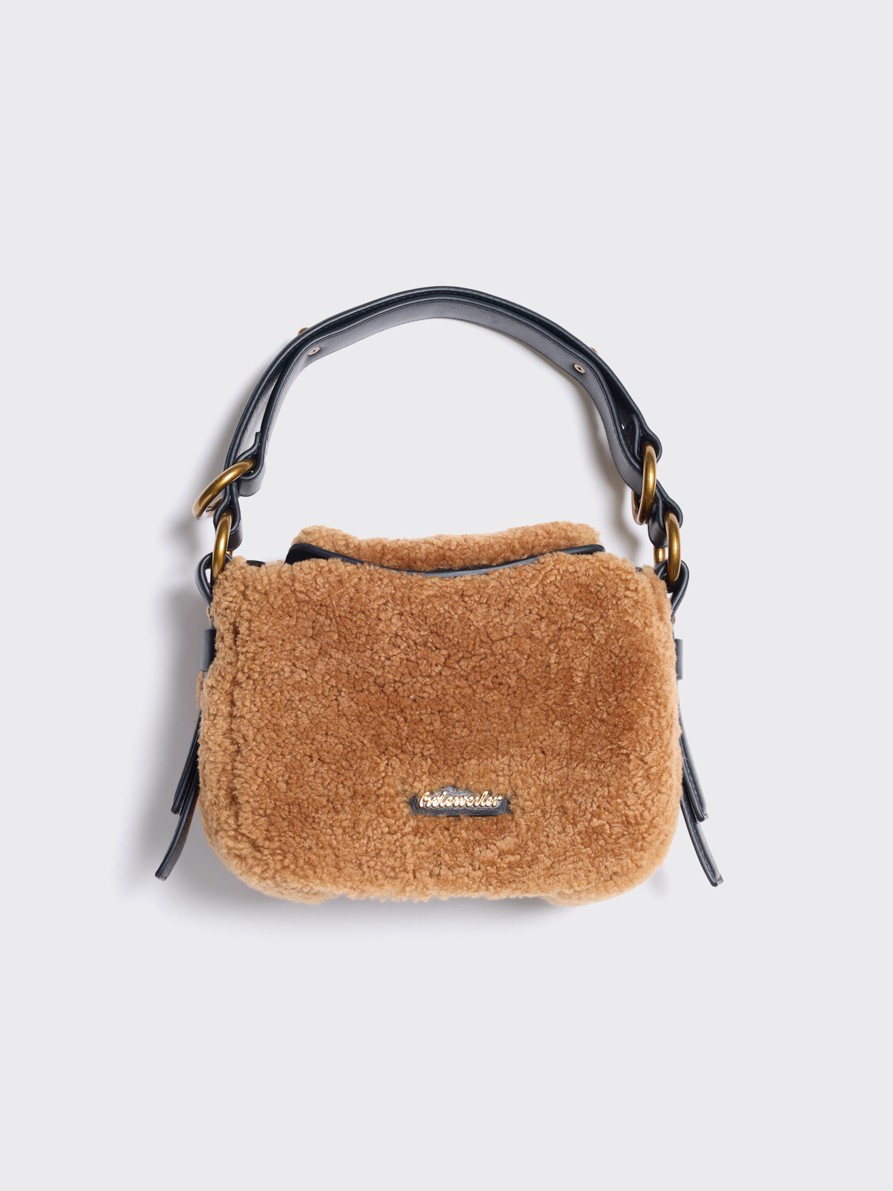 Holzweiler Bud Mini Shearling Bag