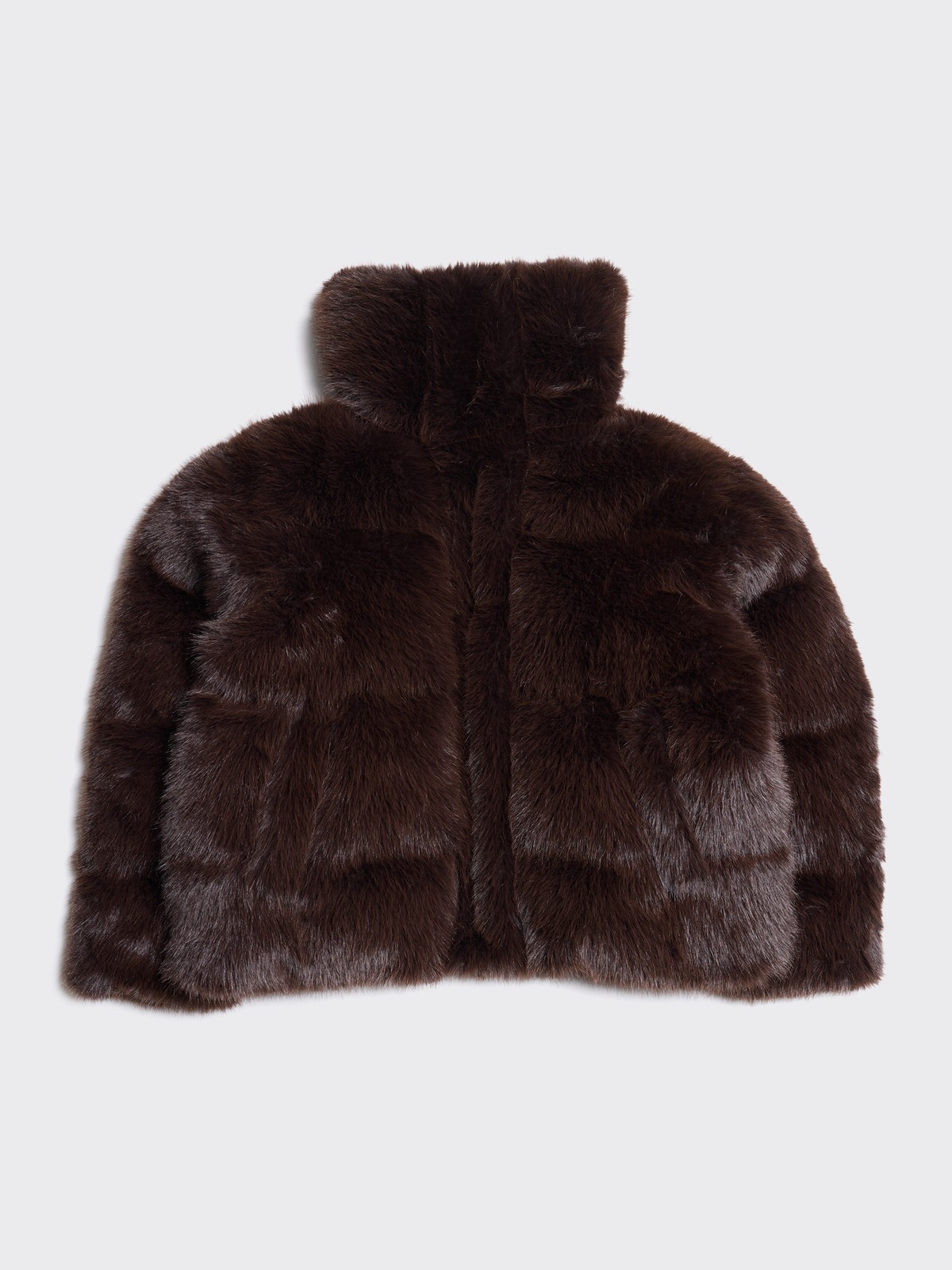 Steilia Faux Fur Down Jacket - Brown - Holzweiler