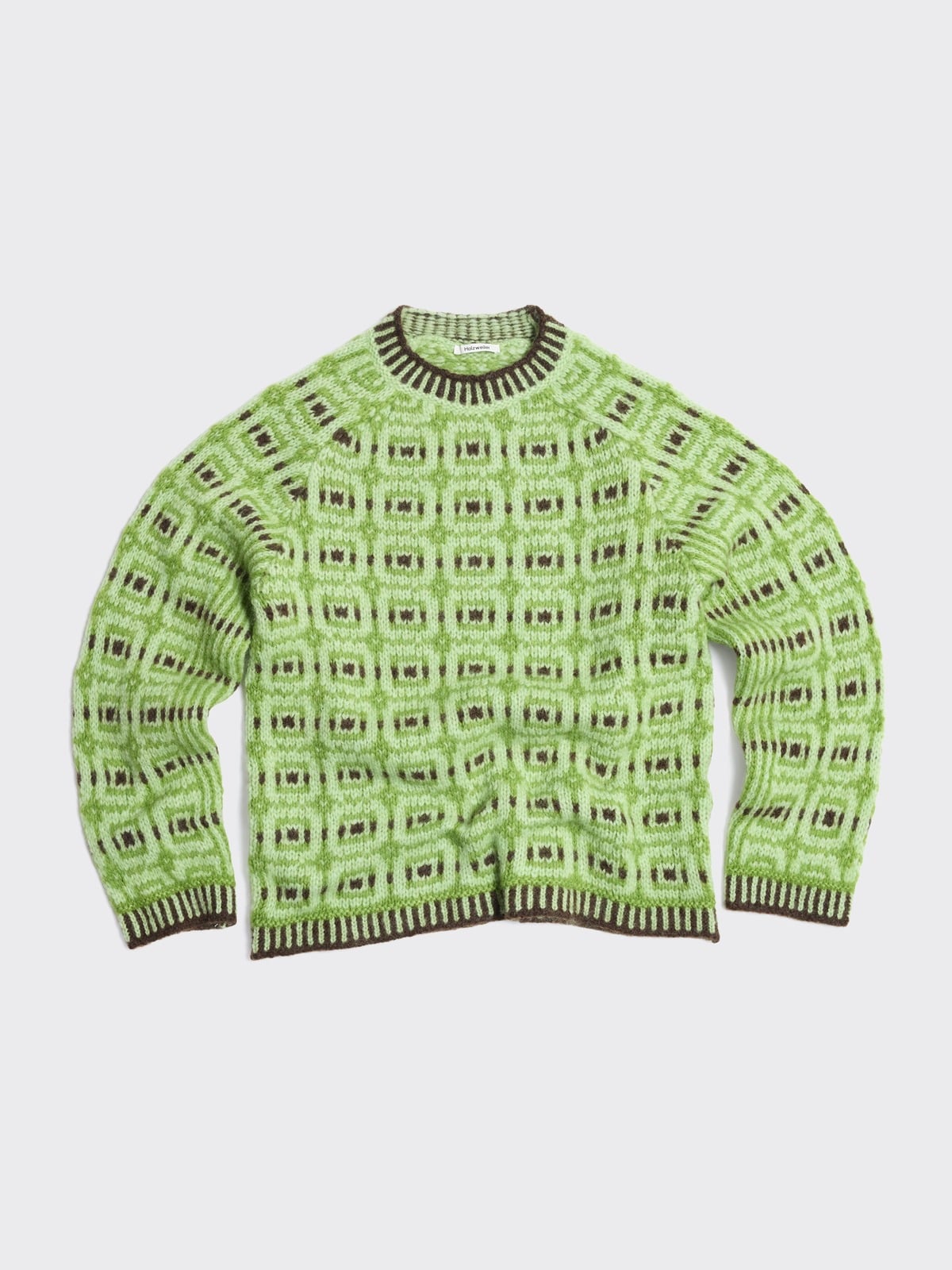 Norwegian Wool Crew - Blue mix - Holzweiler