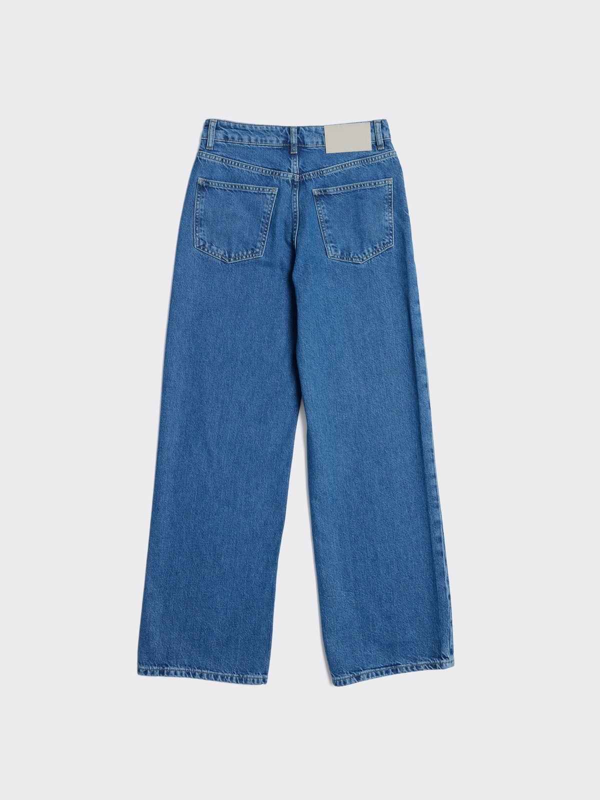 Wide-Leg Jeans - Mid Blue - Holzweiler