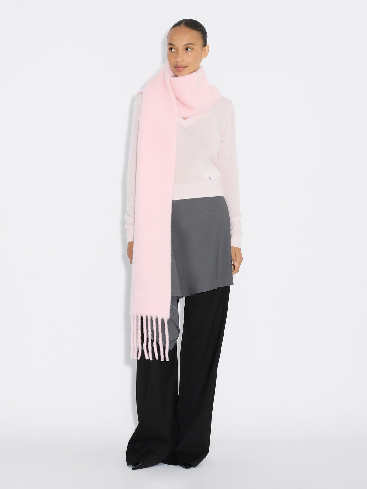 Aster Tassel Scarf - Pink - Holzweiler