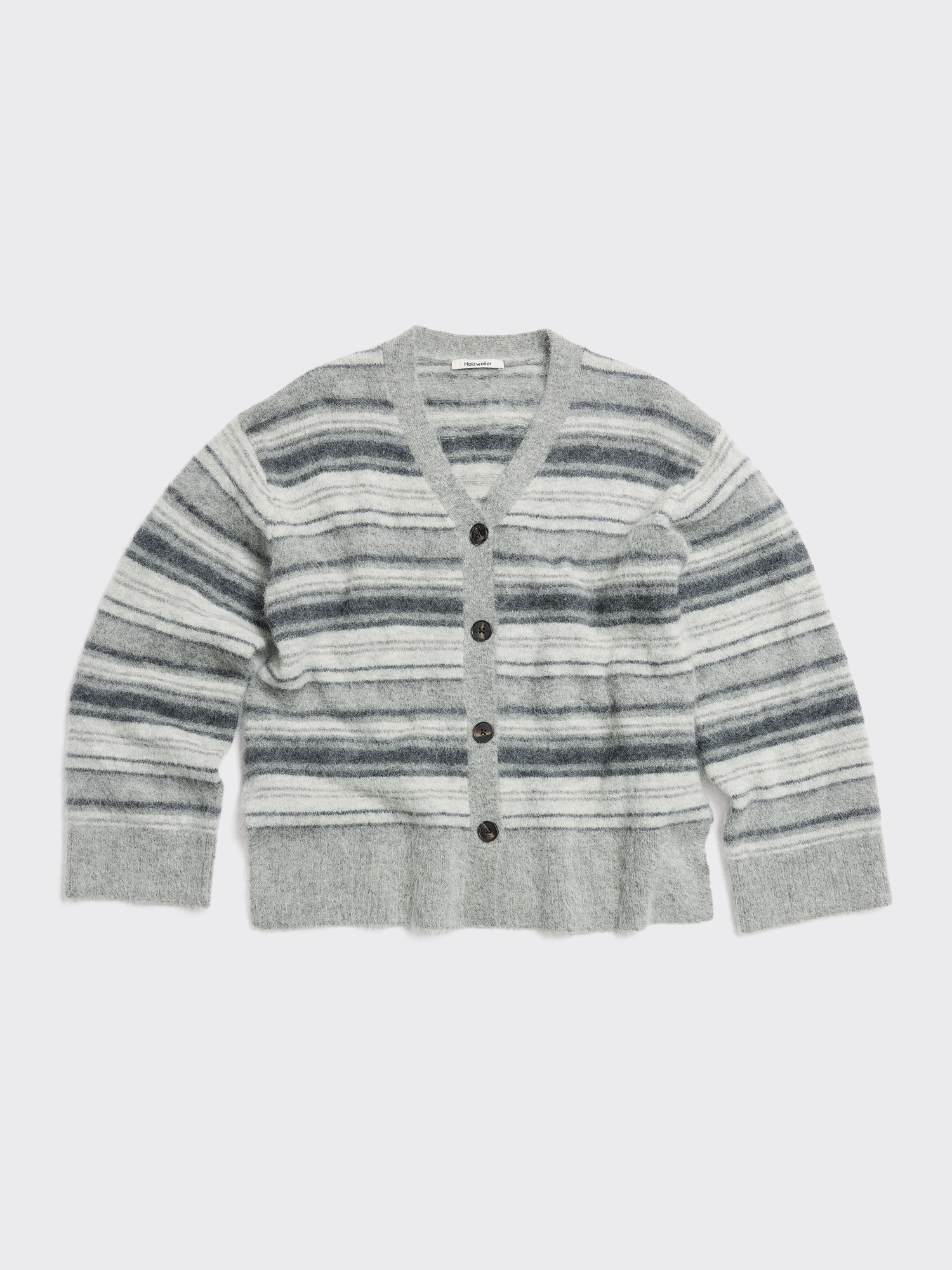 専用、Gradient Stripe Wide Cardigan / Gray Gradient Stripe Wide Cardigan Gray – A ZOBJECT