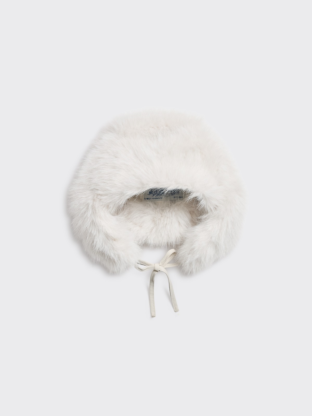 Faux Fur Trapper Hat - Off White - Holzweiler