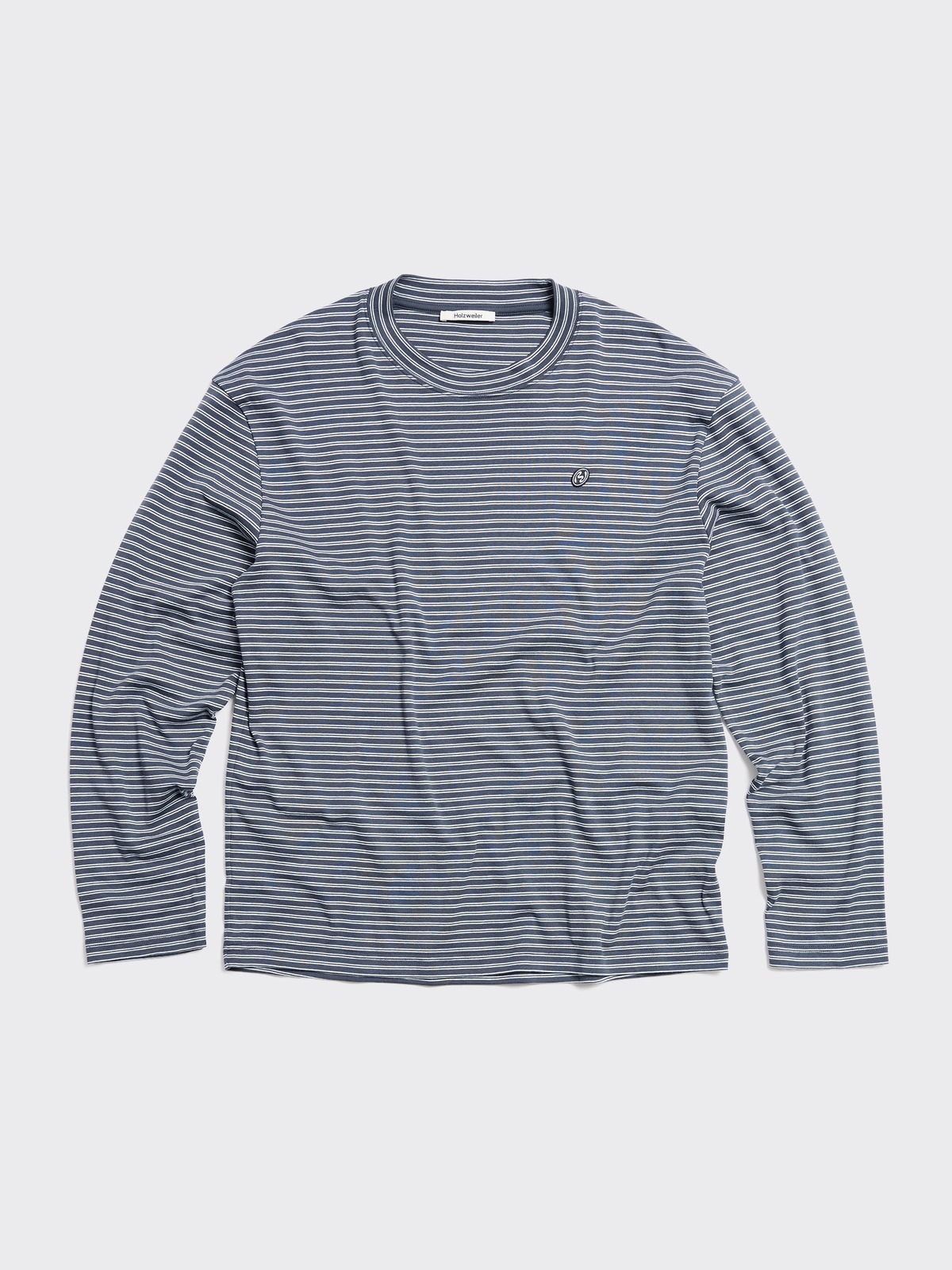 Relaxed Stripe Long-Sleeve - Blue Stripe - Holzweiler