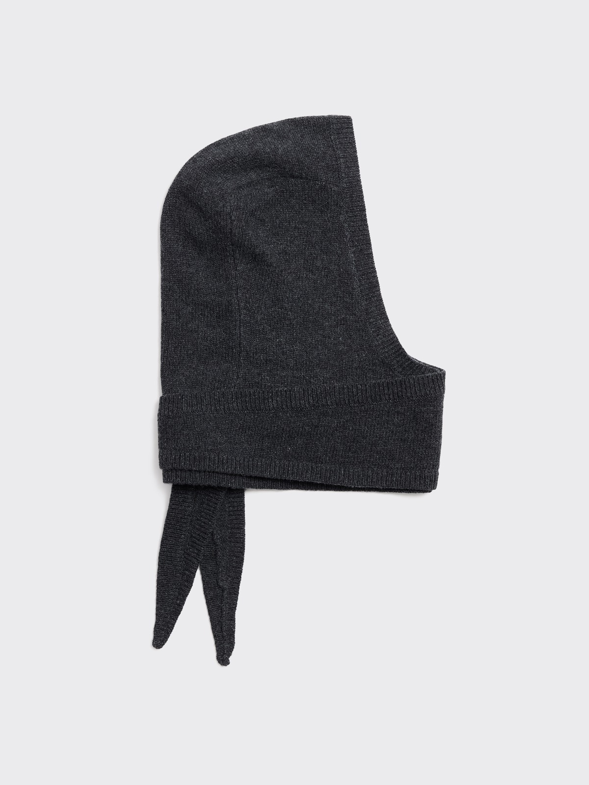 Wool Balaclava Scarf - Dk. Grey - Holzweiler