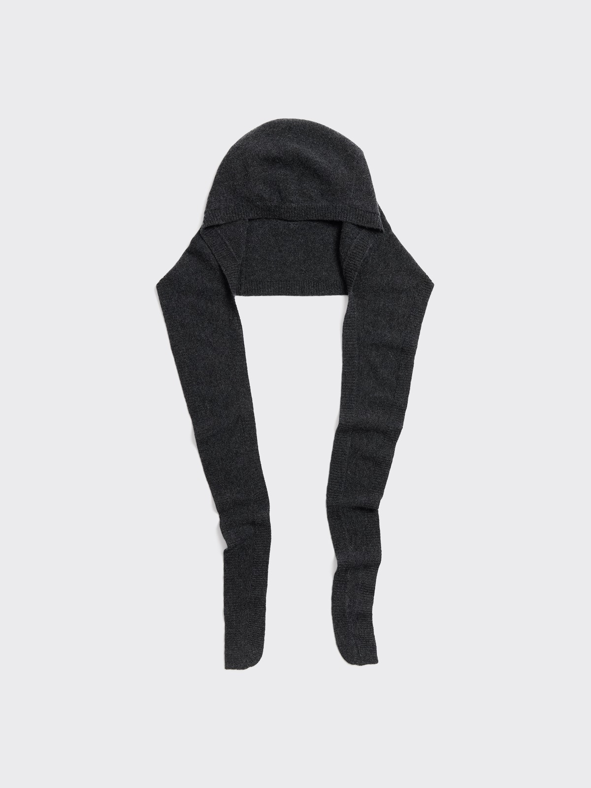 Cashmere Balaclava Scarf - Dk. Grey - Holzweiler